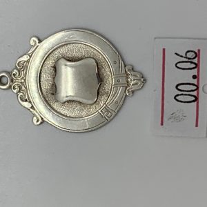 Antique Solid silver Pocket watch Albert chain Fob - ref 00.6
