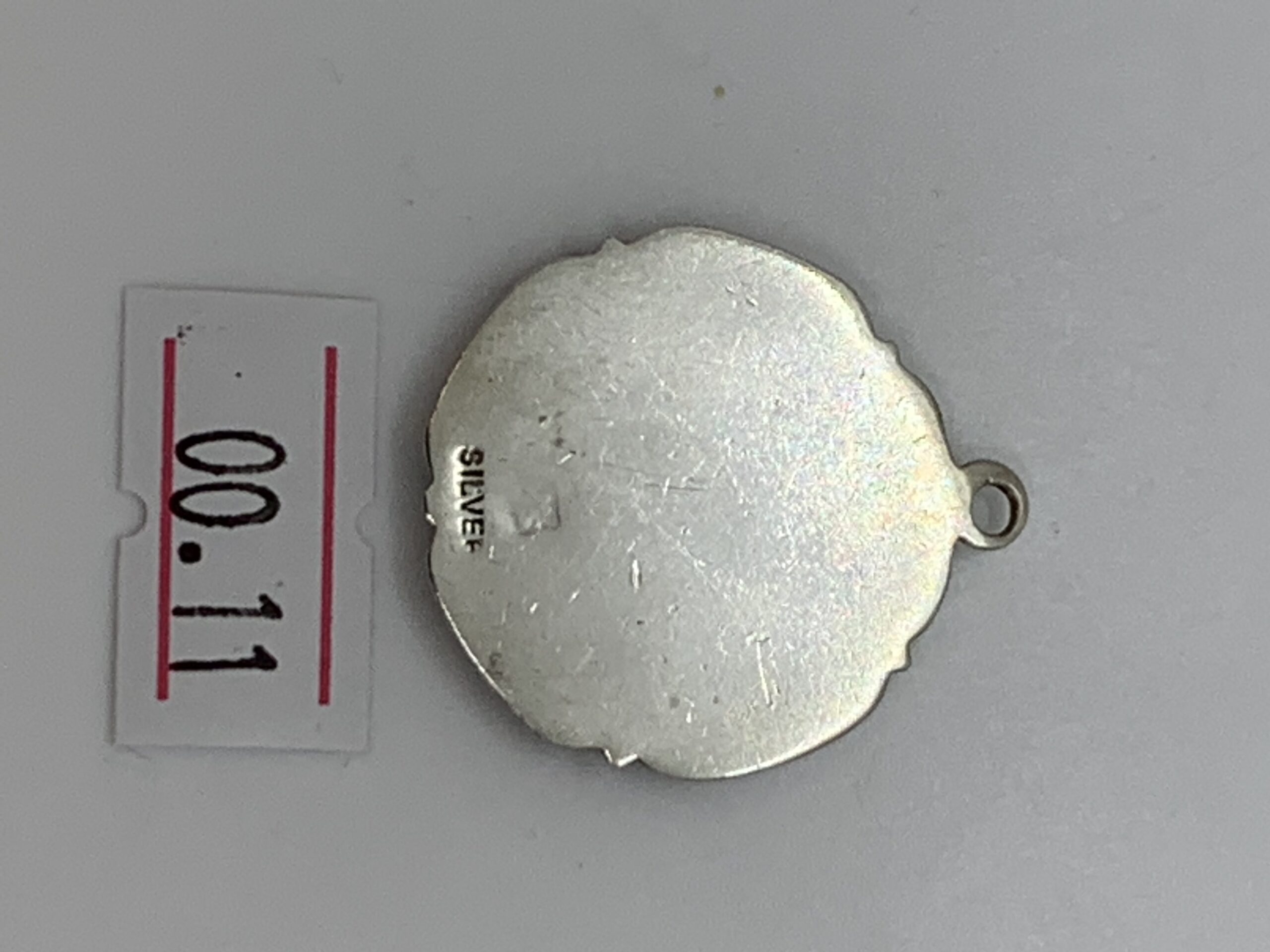 Antique Solid silver Pocket watch Albert chain Fob - ref 00.11 - Image 2