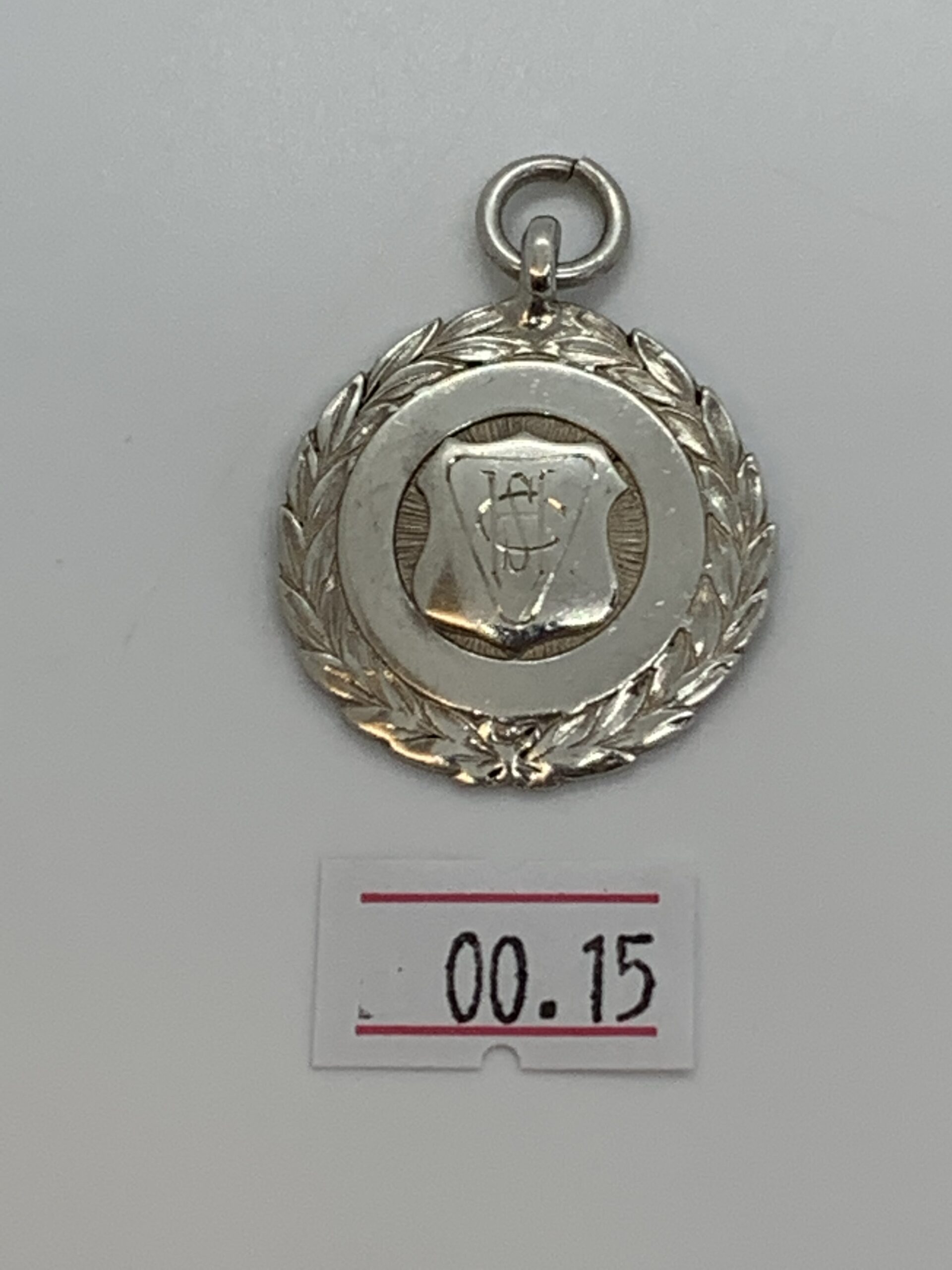 Antique Solid silver Pocket watch Albert chain Fob - ref 00.15