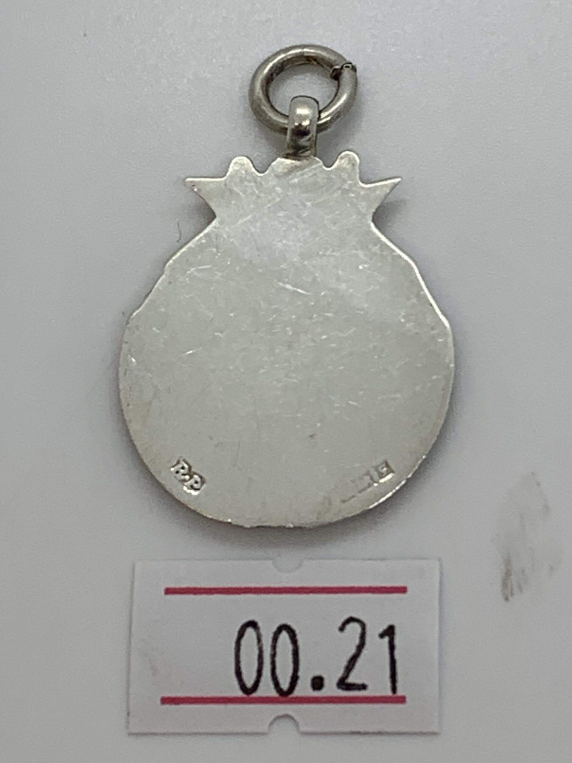 Antique Solid silver Pocket watch Albert chain Fob - ref 00.21 - Image 2