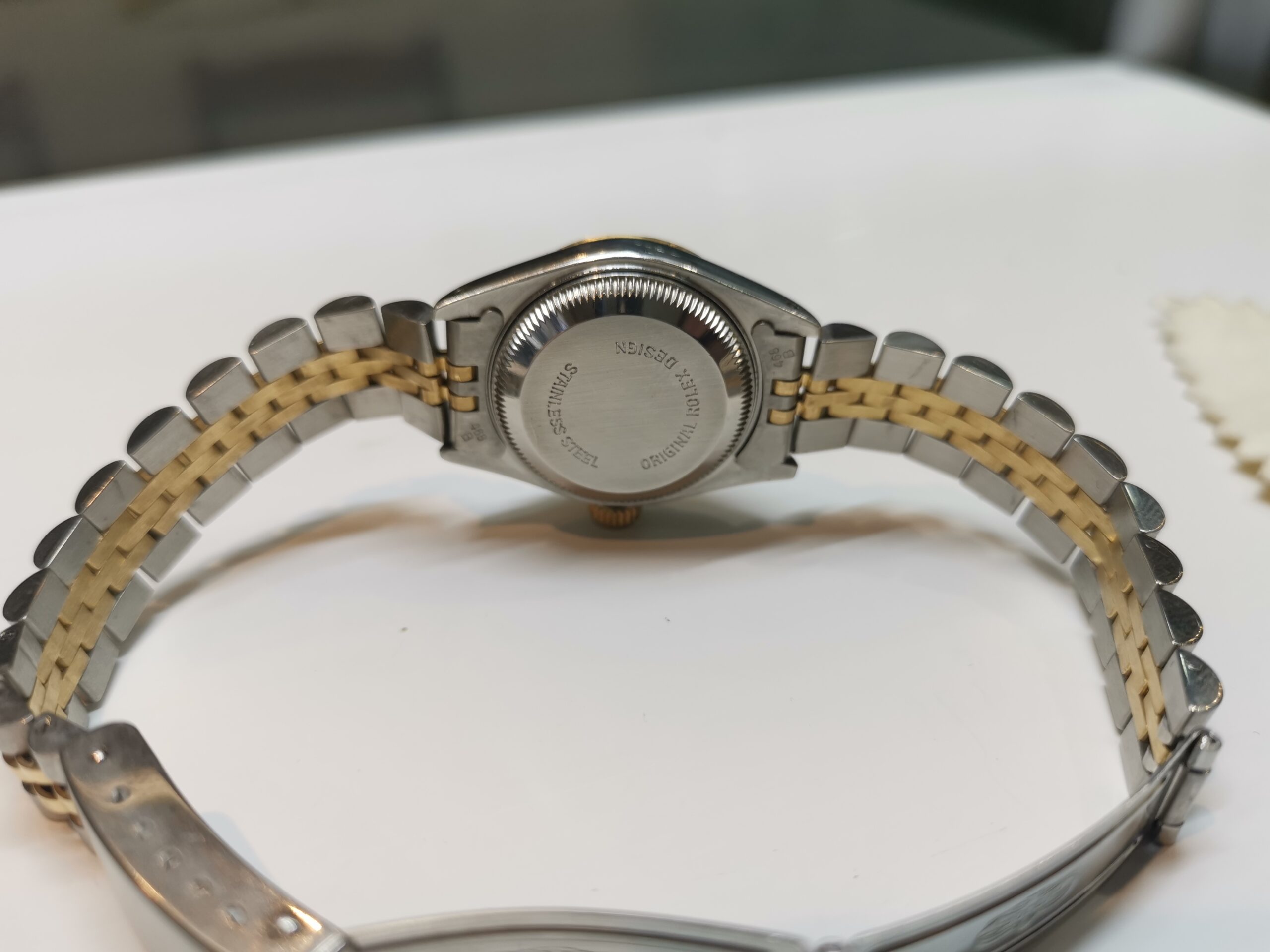 Ladies Rolex Datejust Bimetal Blue dial 1989 69173 ( Simply beautiful ) - Image 4