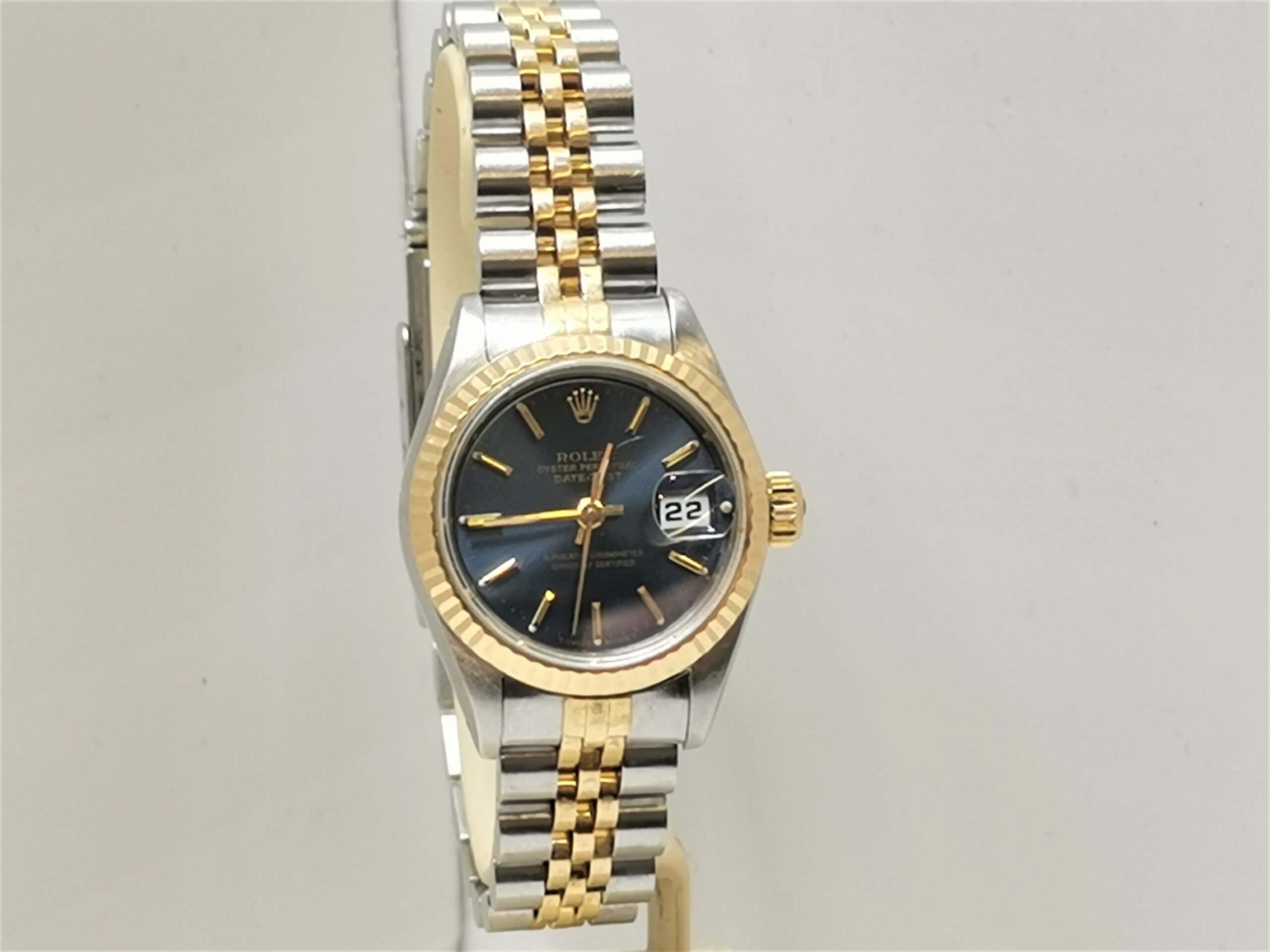 Ladies Rolex Datejust Bimetal Blue dial 1989 69173 ( Simply beautiful ) - Image 2