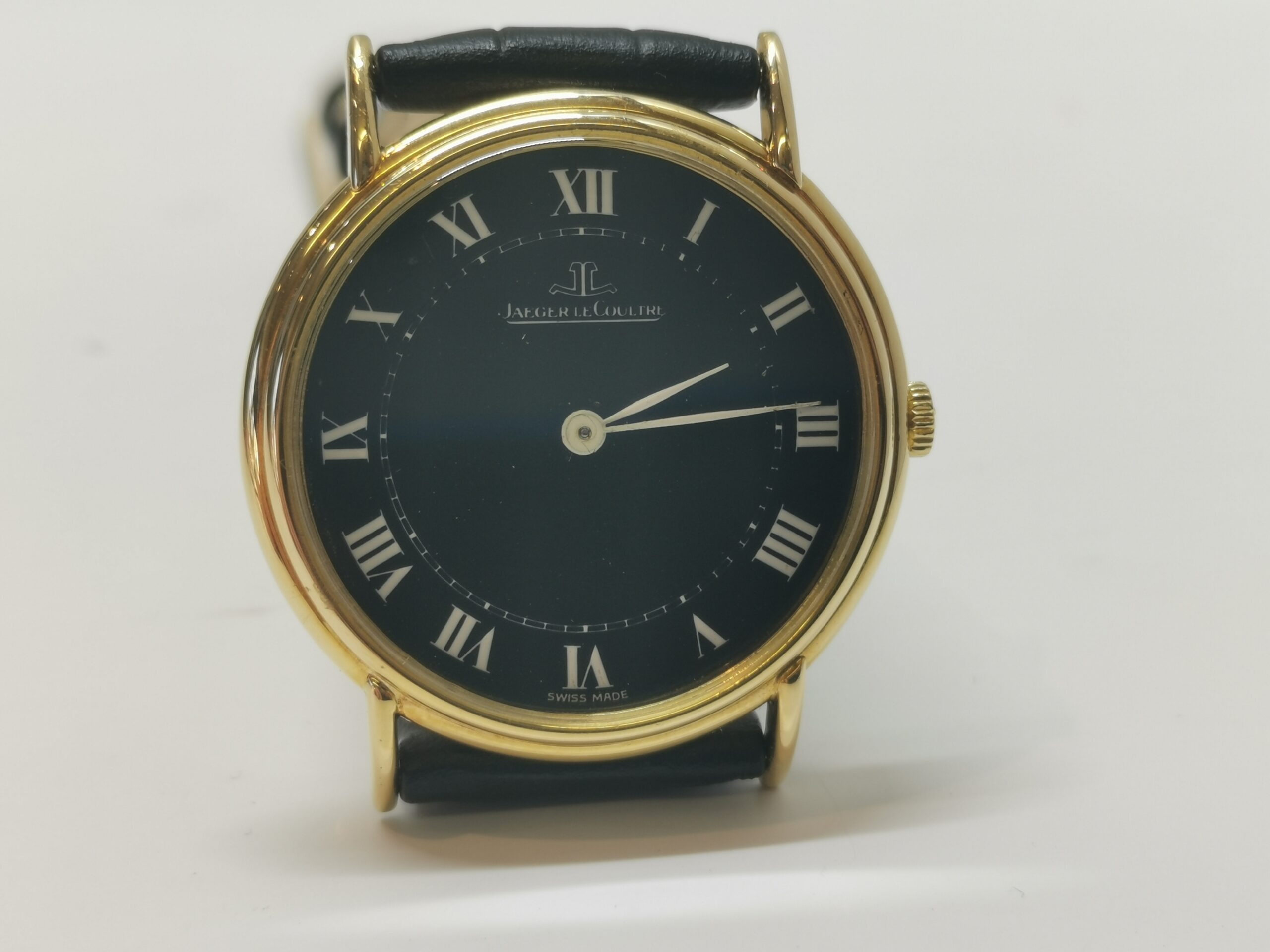 Gents solid 18ct Jaeger LeCoultre ( A Jaeger so so different original dial )