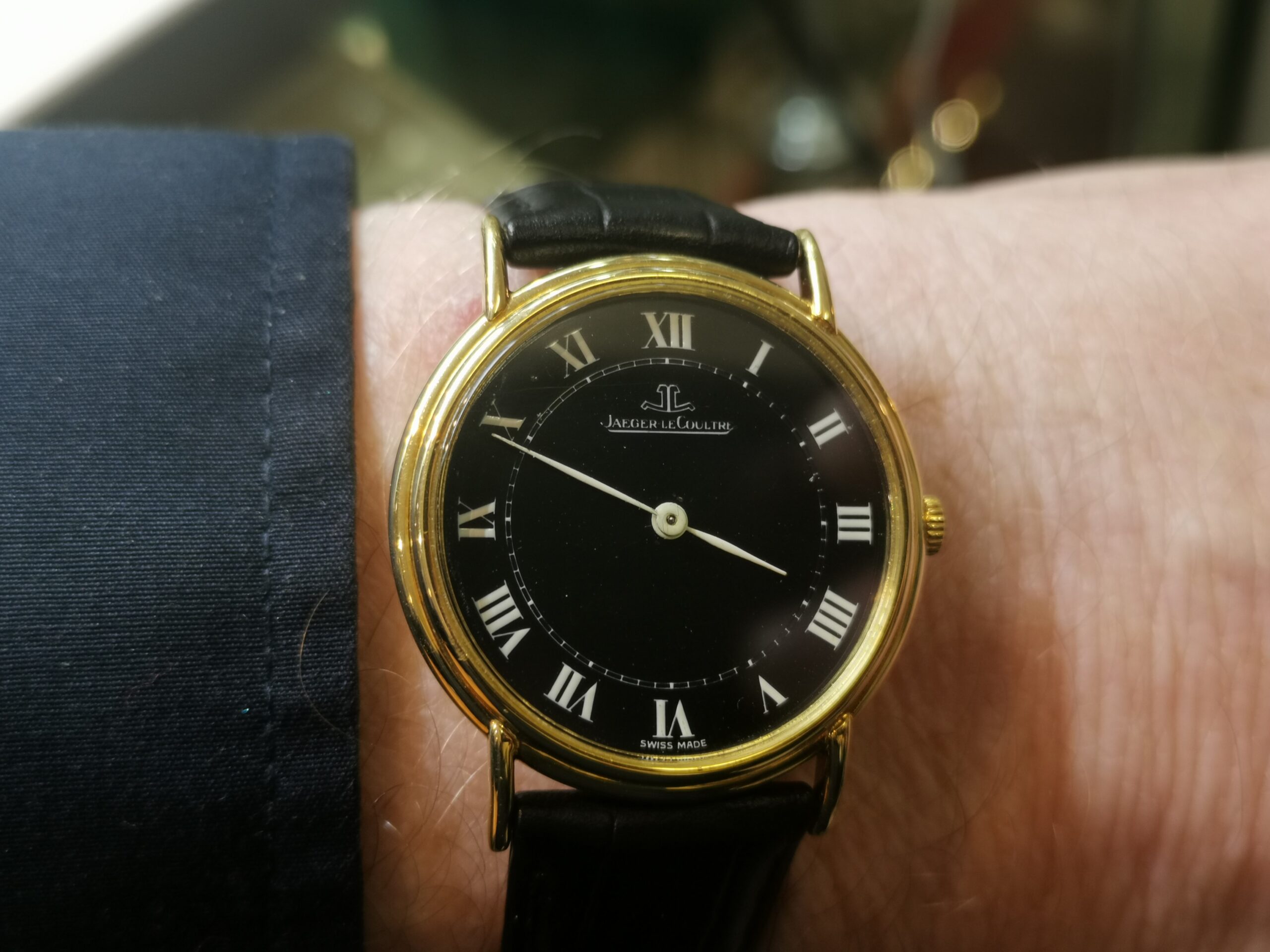 Gents solid 18ct Jaeger LeCoultre ( A Jaeger so so different original dial ) - Image 8