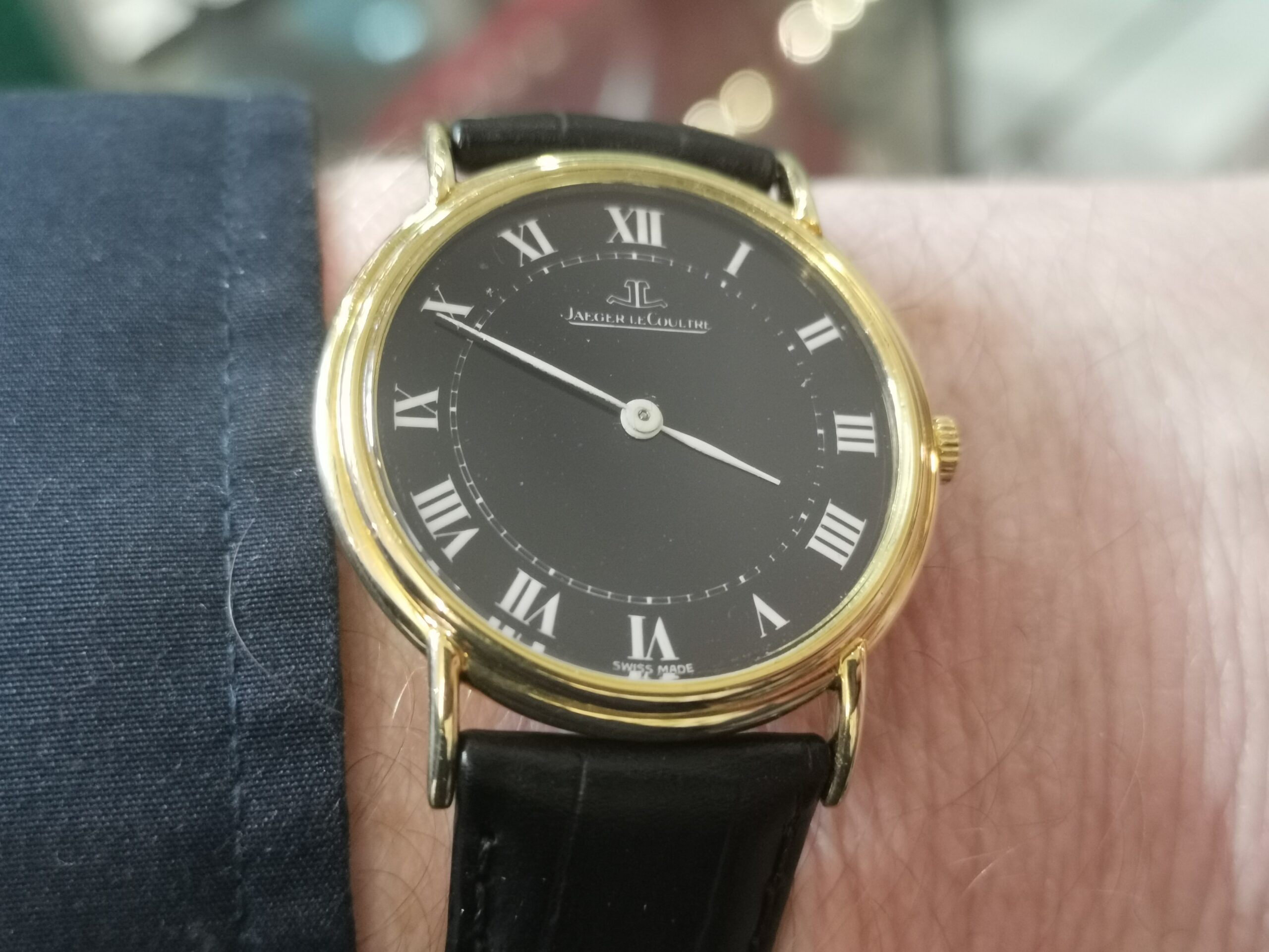 Gents solid 18ct Jaeger LeCoultre ( A Jaeger so so different original dial ) - Image 9