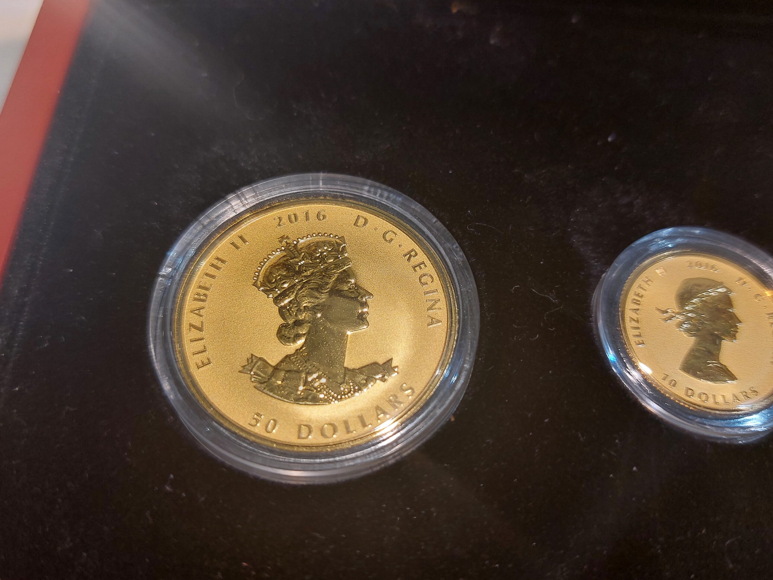 2016 pure gold Maple Leaf E.R. II Canadian Proof coin set 9999 Pure - Image 3