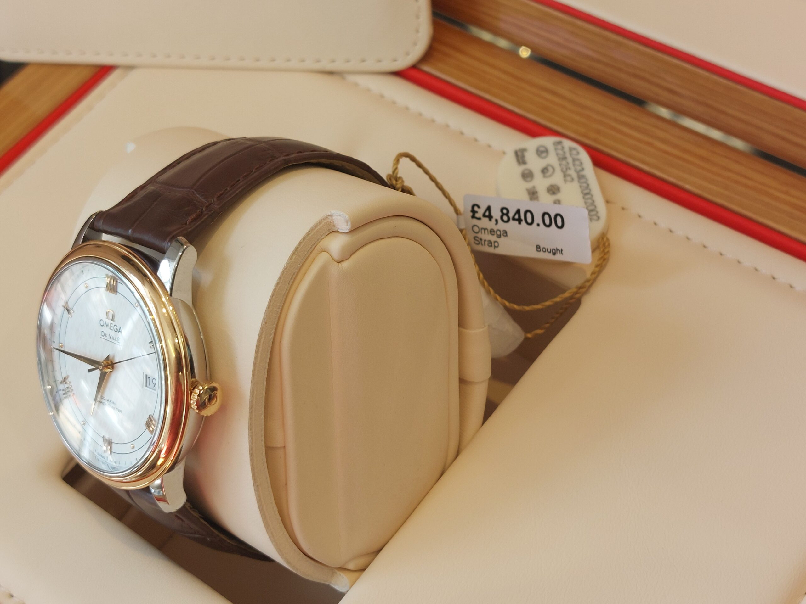Gents New 2022 Omega DeVille Prestige co axial Rose gold & steel 39.5mm £1,000 off retail price - Image 6
