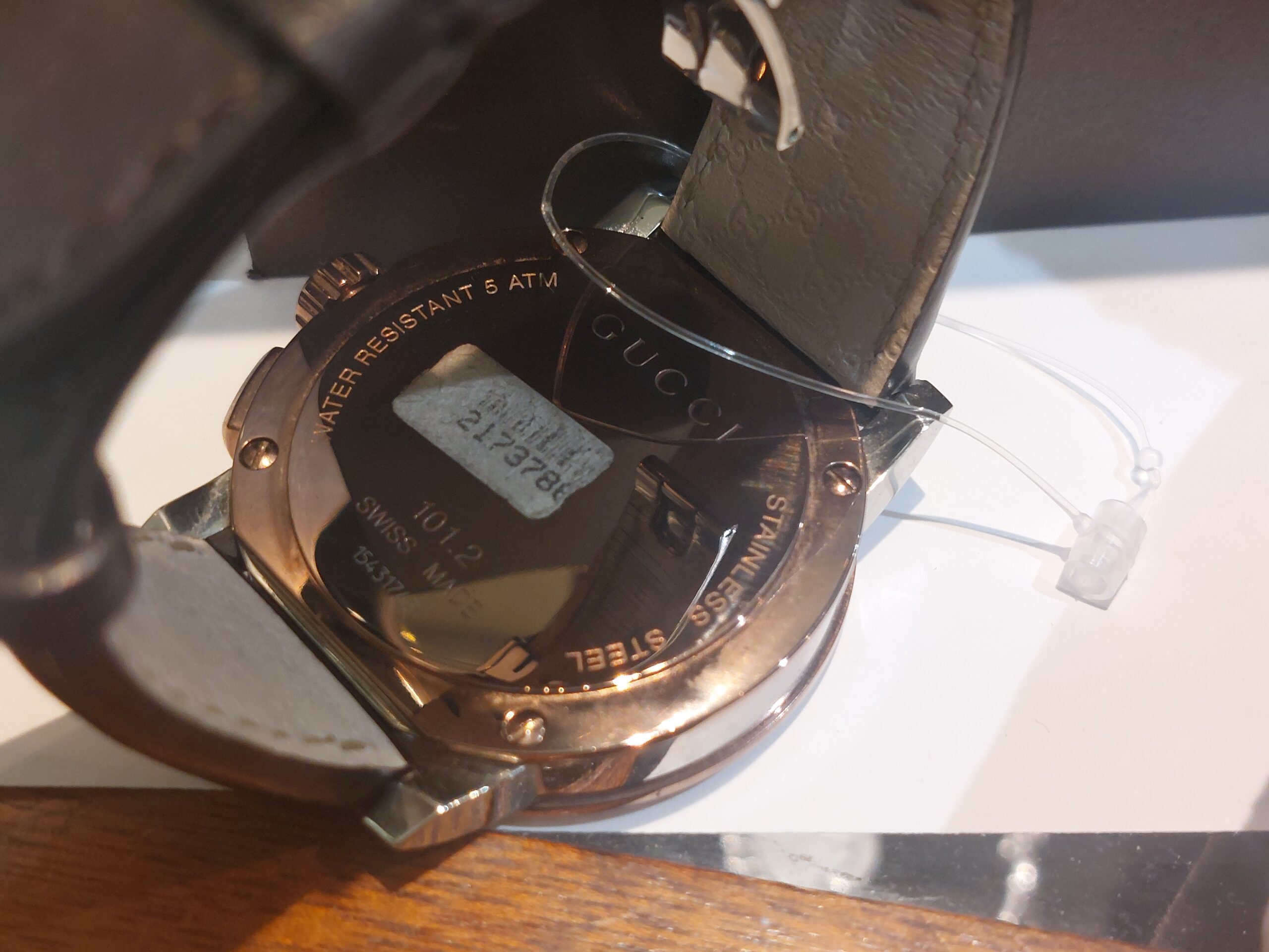 (New) Gucci G-Chronograph Rose gold/P watch 44mm quartz (Gucci retail £1.420) - Image 5
