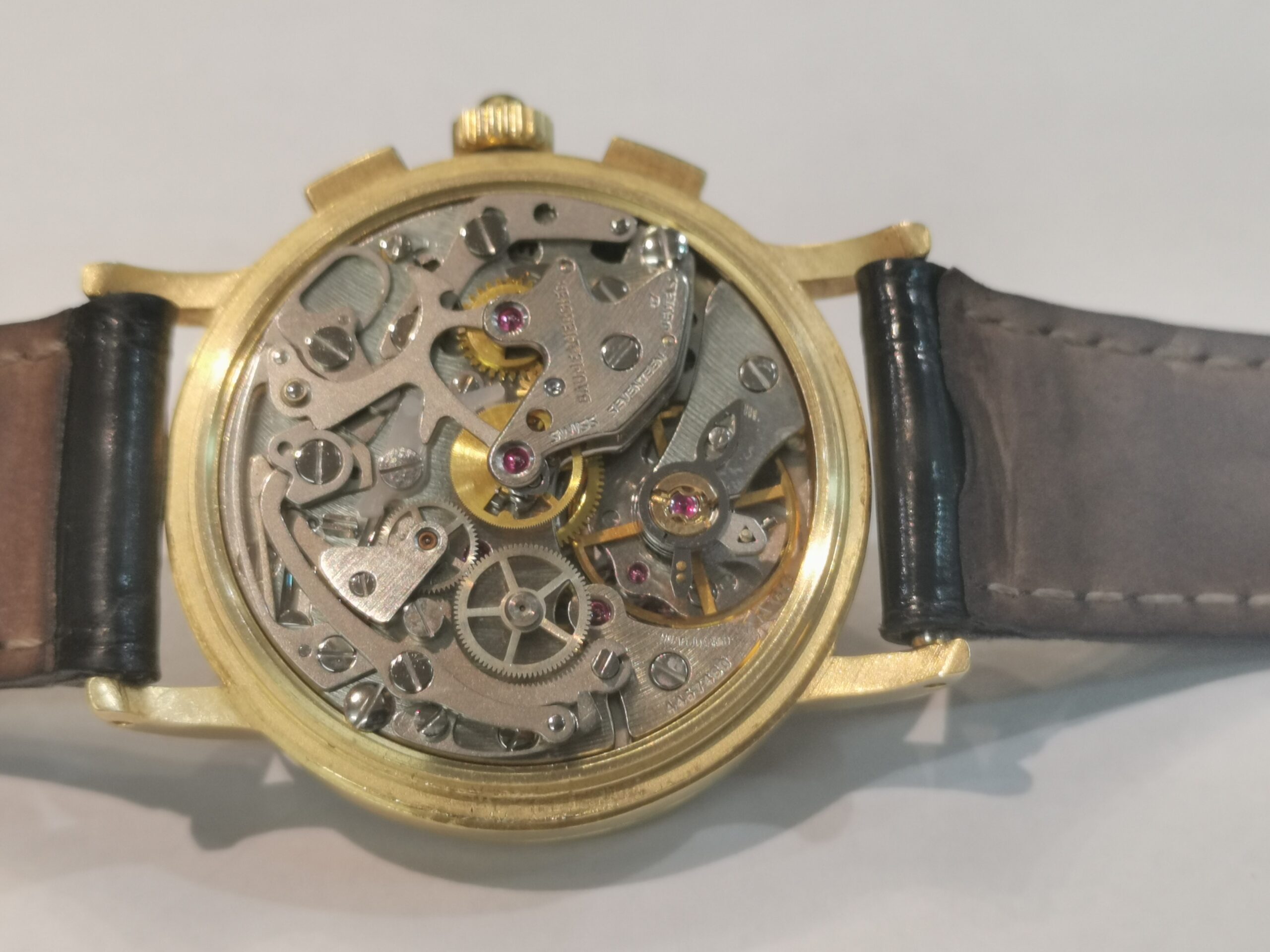 Gents 18ct Baume & Mercier Tri compax chronograph No 53 of only 200 super rare - Image 5