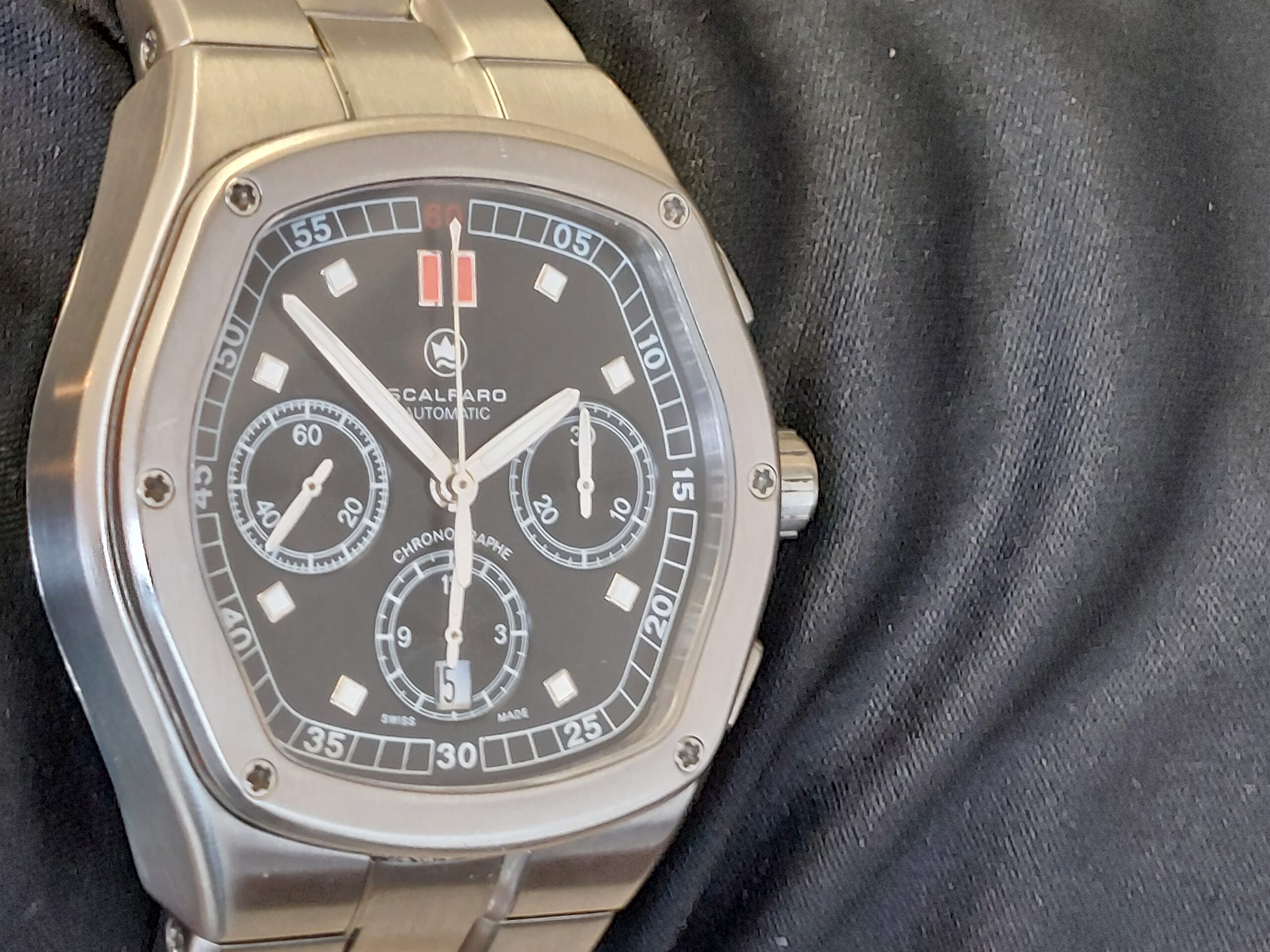 Scalfaro Porto Cervo automatic chronograph a watch for the pro watch enthusiast - Image 2
