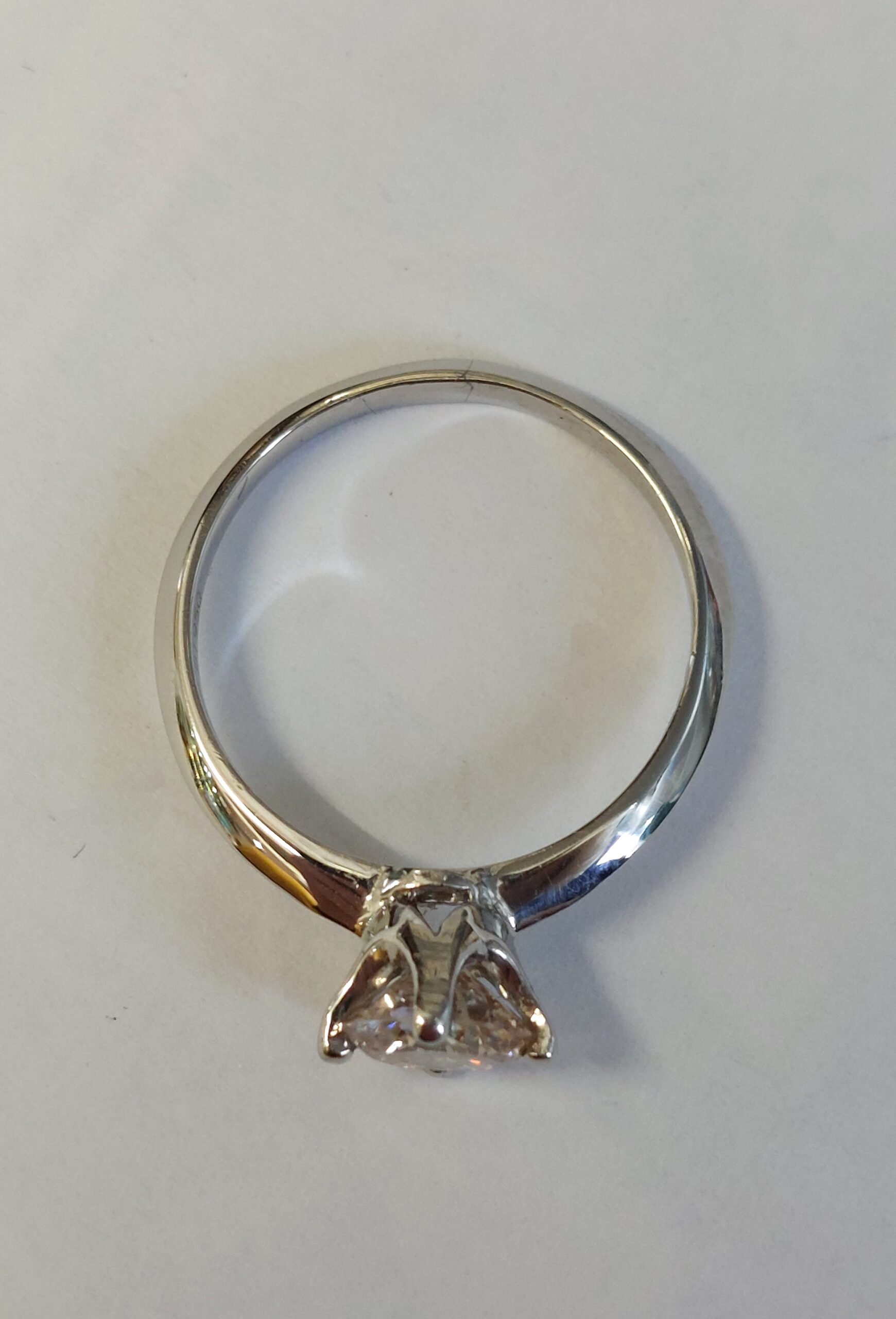 New Platinum and Natural Diamond Solitaire - 1.10ct - really pretty - Image 4