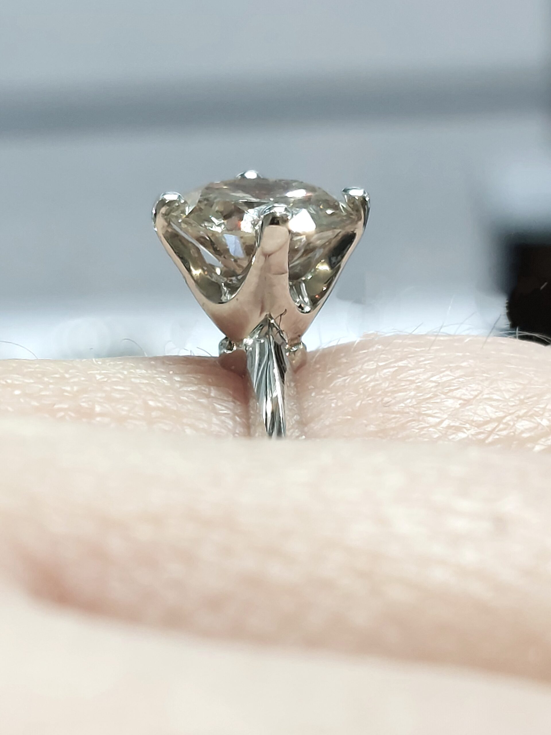 New Platinum and Natural Diamond Solitaire - 1.10ct - really pretty - Image 10