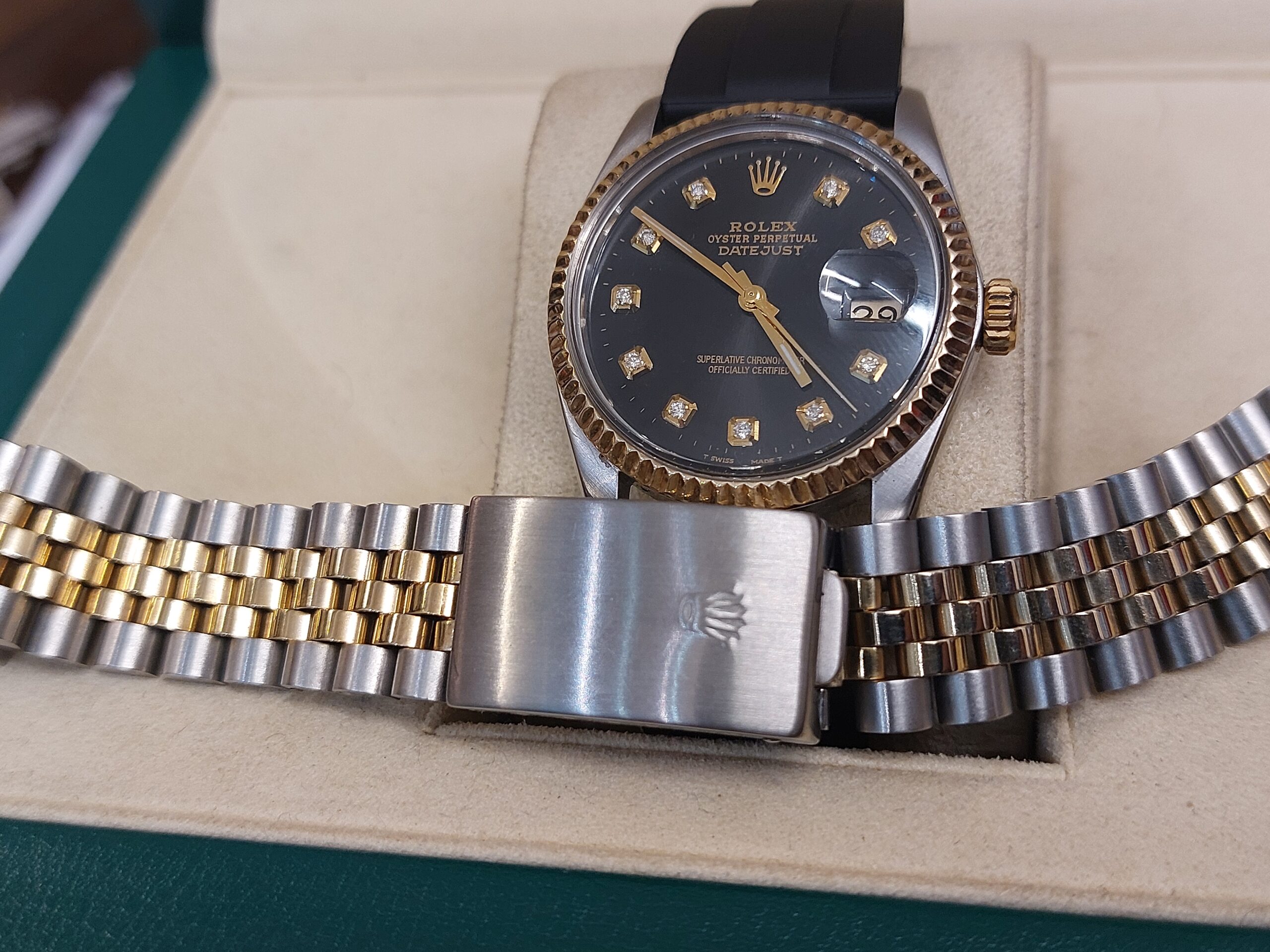 Rolex 16013 datejust 36mm S/steel & 18ct gold with Diamond dial ( great value ) - Image 17
