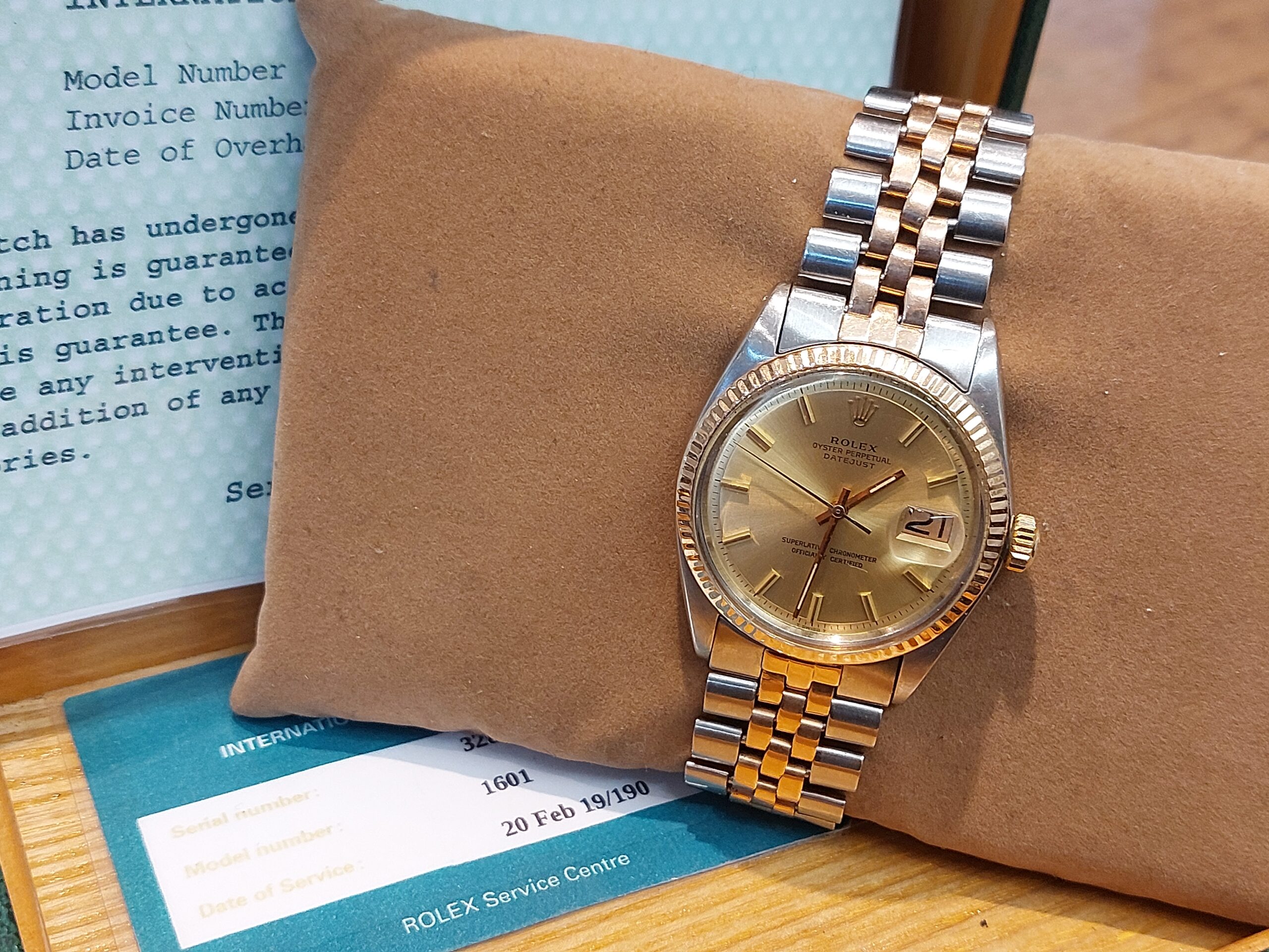 Rolex 1601 36mm datejust 1973 Rose gold & steel (Lovely original vintage Rolex)