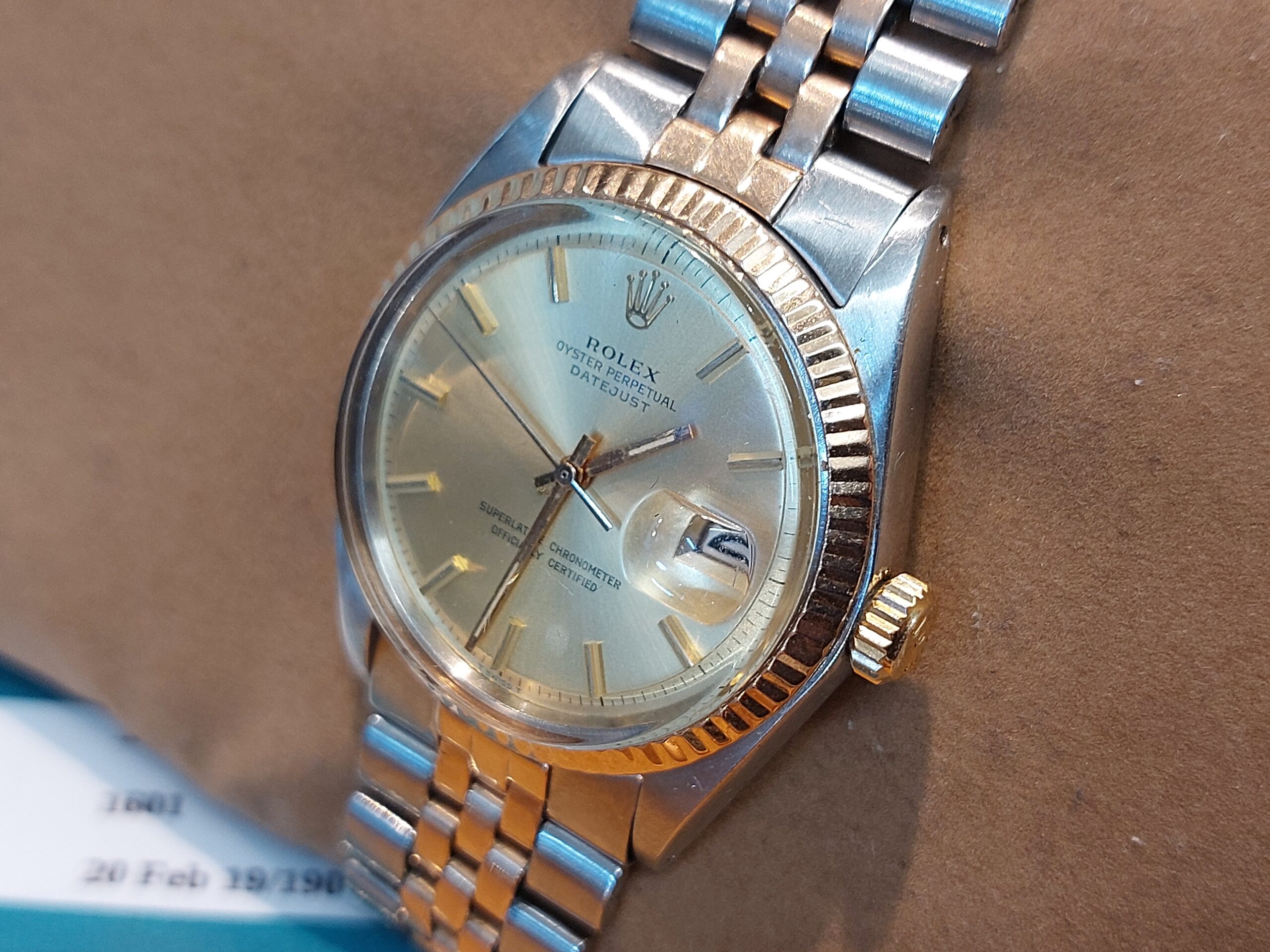Rolex 1601 36mm datejust 1973 Rose gold & steel (Lovely original vintage Rolex) - Image 2