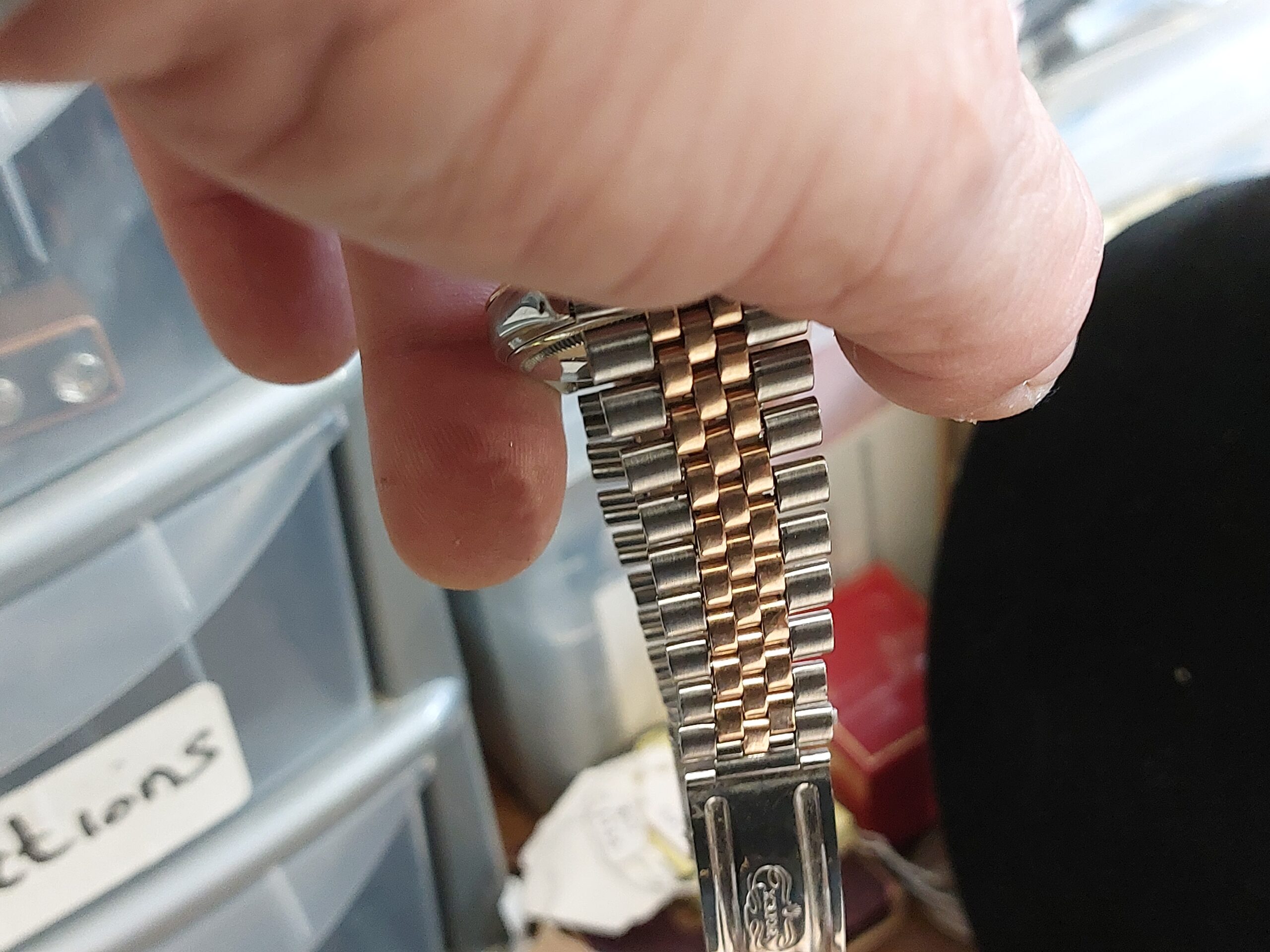 Rolex 1601 36mm datejust 1973 Rose gold & steel (Lovely original vintage Rolex) - Image 7