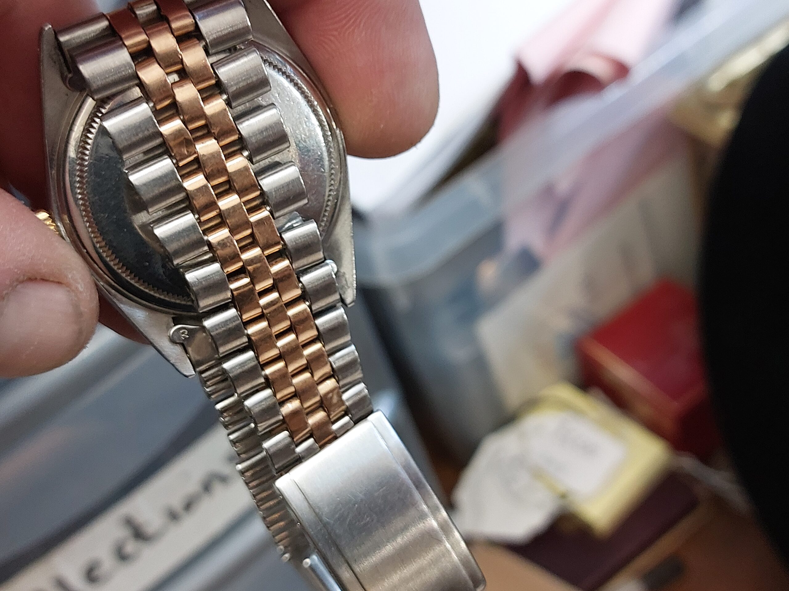 Rolex 1601 36mm datejust 1973 Rose gold & steel (Lovely original vintage Rolex) - Image 8