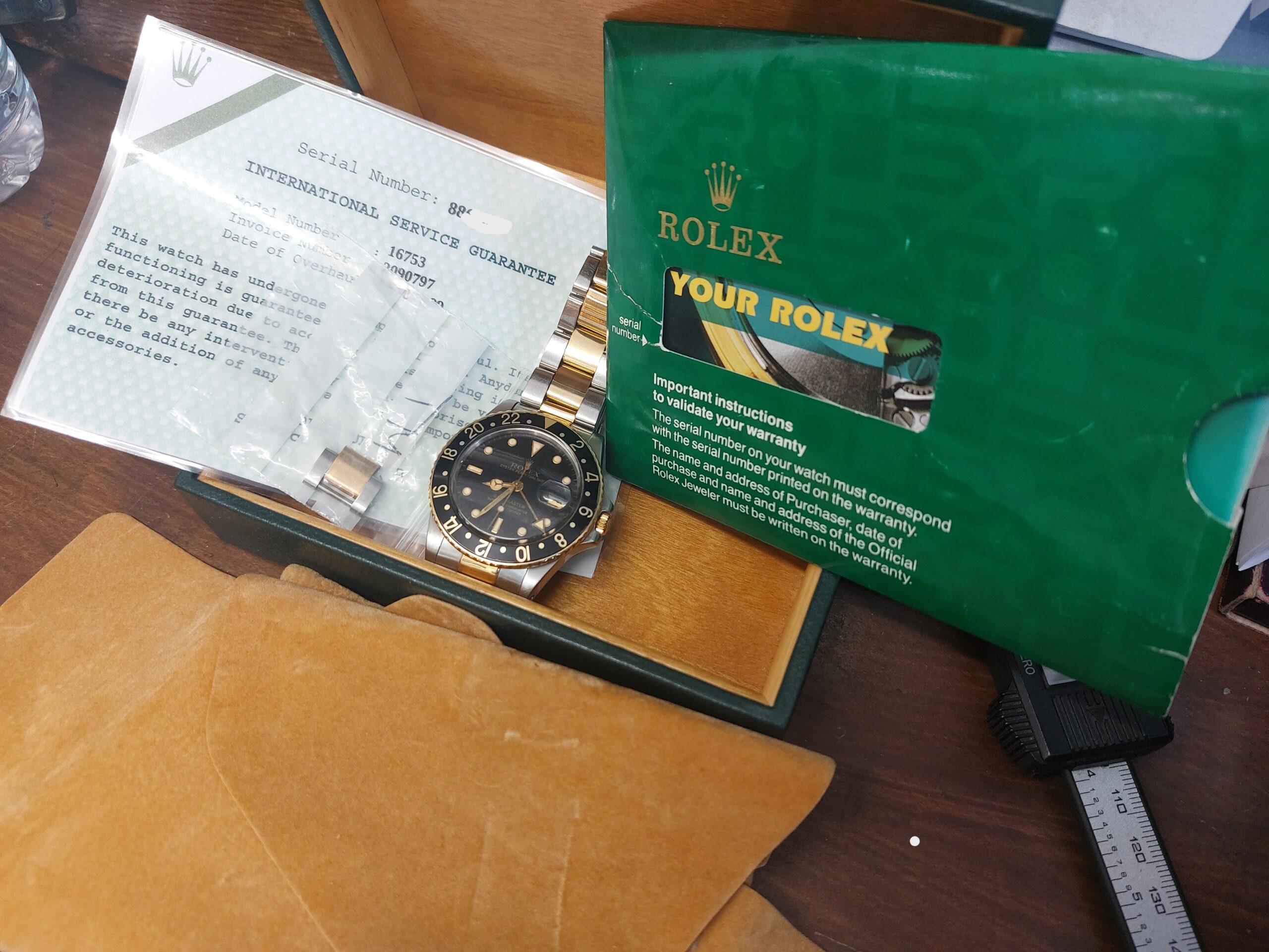 Vintage Rolex GMT Master II 1985 Ref:16753 Steel & gold ( nice vintage Rolex ) - Image 2
