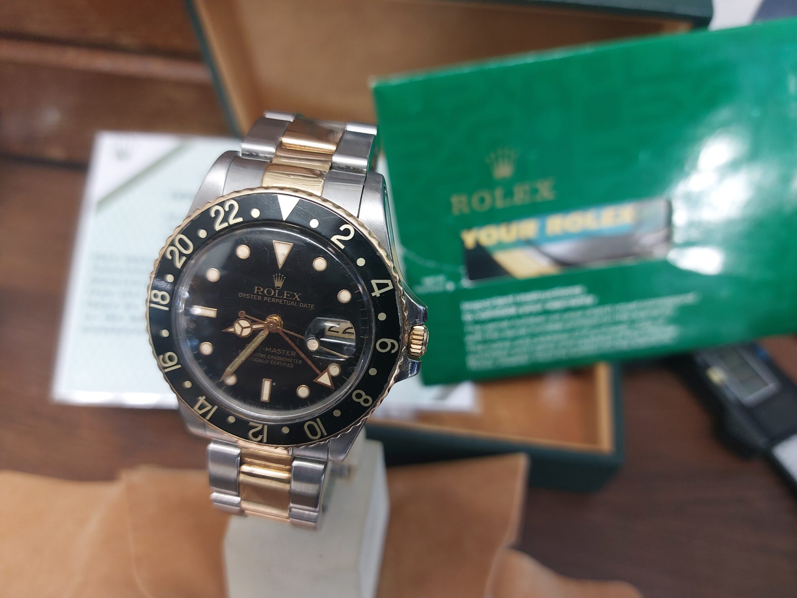 Vintage Rolex GMT Master II 1985 Ref:16753 Steel & gold ( nice vintage Rolex ) - Image 3