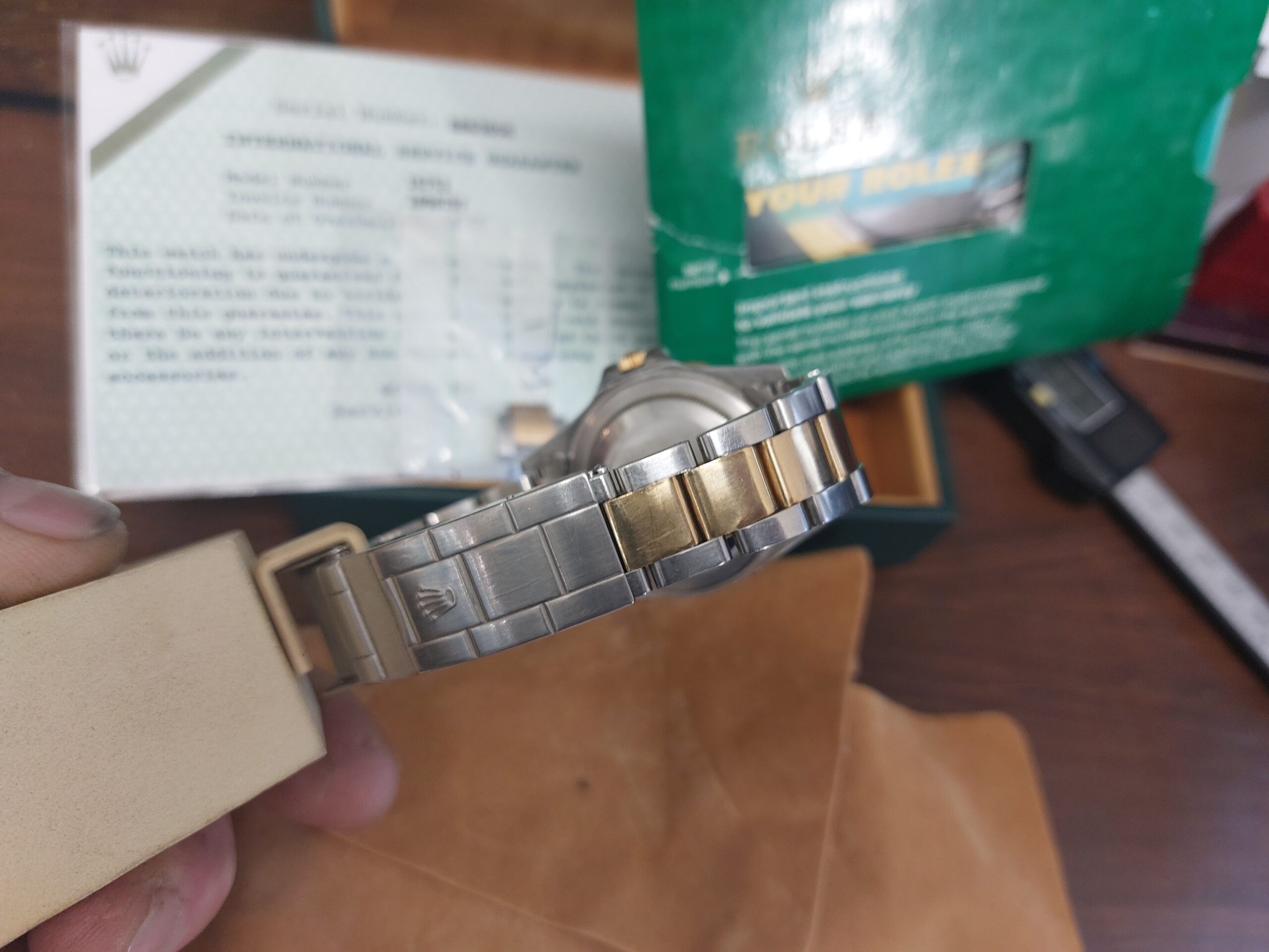 Vintage Rolex GMT Master II 1985 Ref:16753 Steel & gold ( nice vintage Rolex ) - Image 6