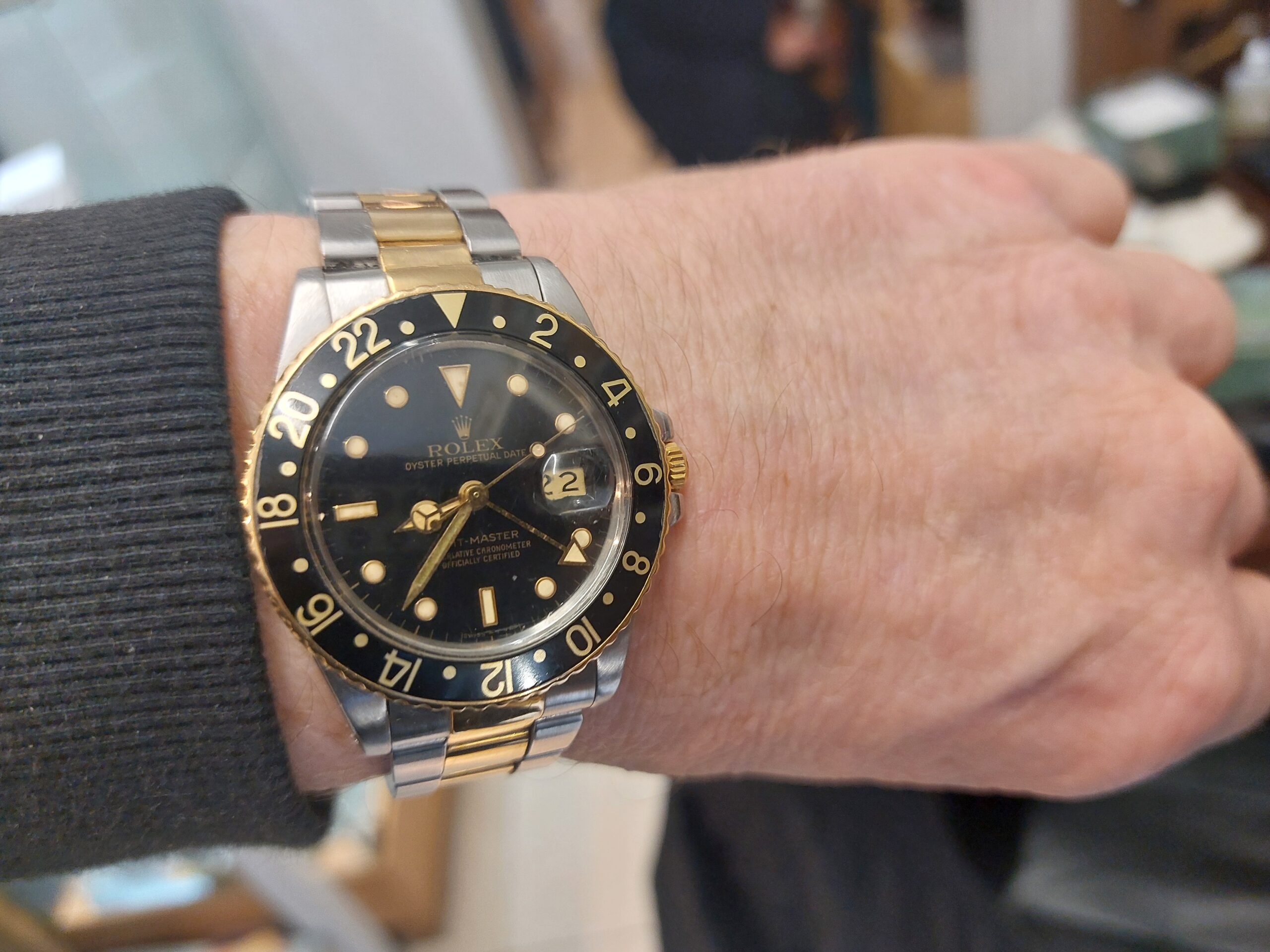 Vintage Rolex GMT Master II 1985 Ref:16753 Steel & gold ( nice vintage Rolex ) - Image 7