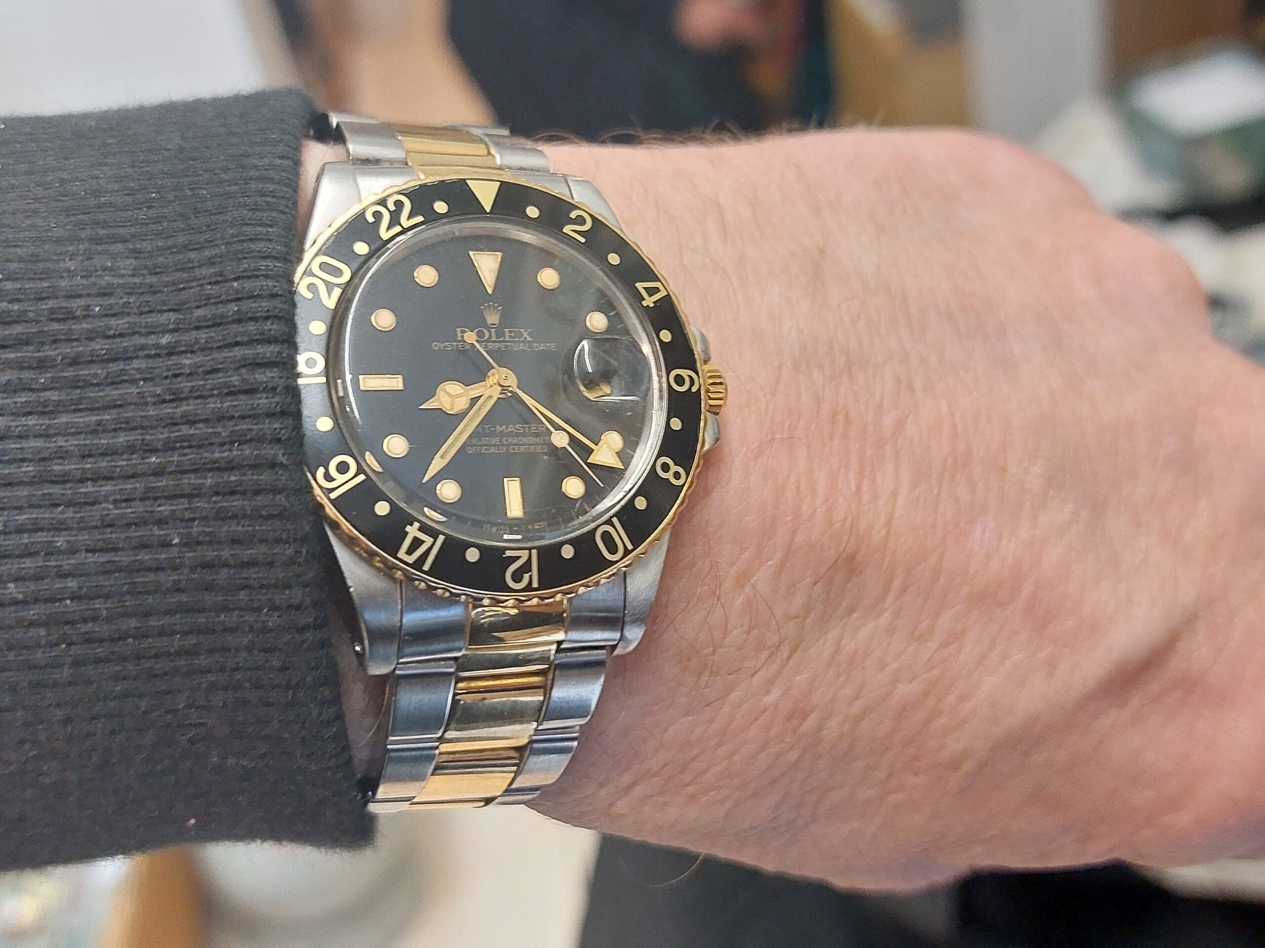 Vintage Rolex GMT Master II 1985 Ref:16753 Steel & gold ( nice vintage Rolex ) - Image 8