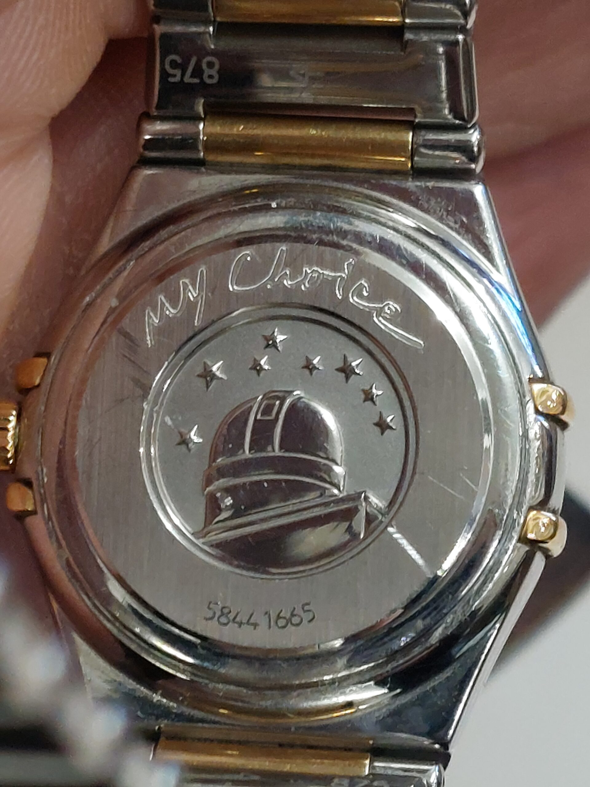 Stunning Ladies Omega Constellation Bi Metal 18k Yellow Gold, Factory Set VVS Diamond Dial and Hour Markers - Image 14
