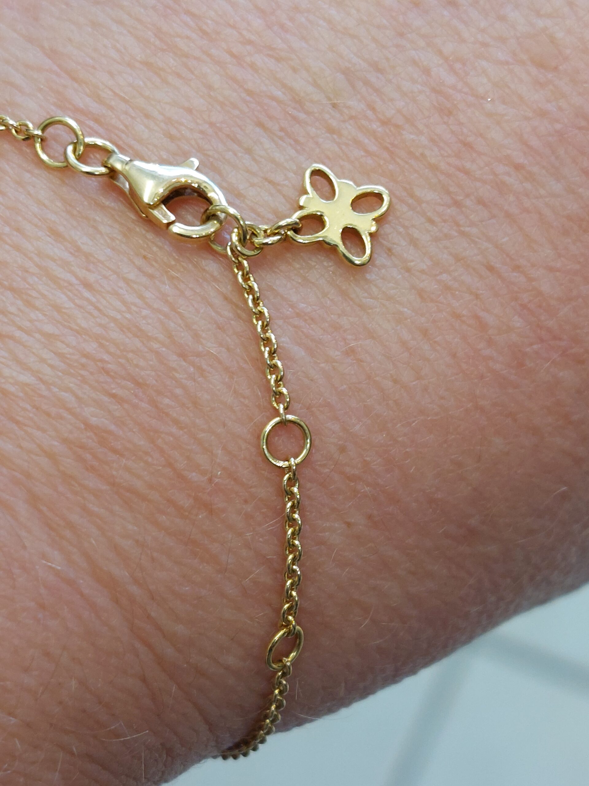 Mappin & Webb Quatrefoil 18ct Yellow Gold Diamond Motif Bracelet - Beautiful!!! - Image 3