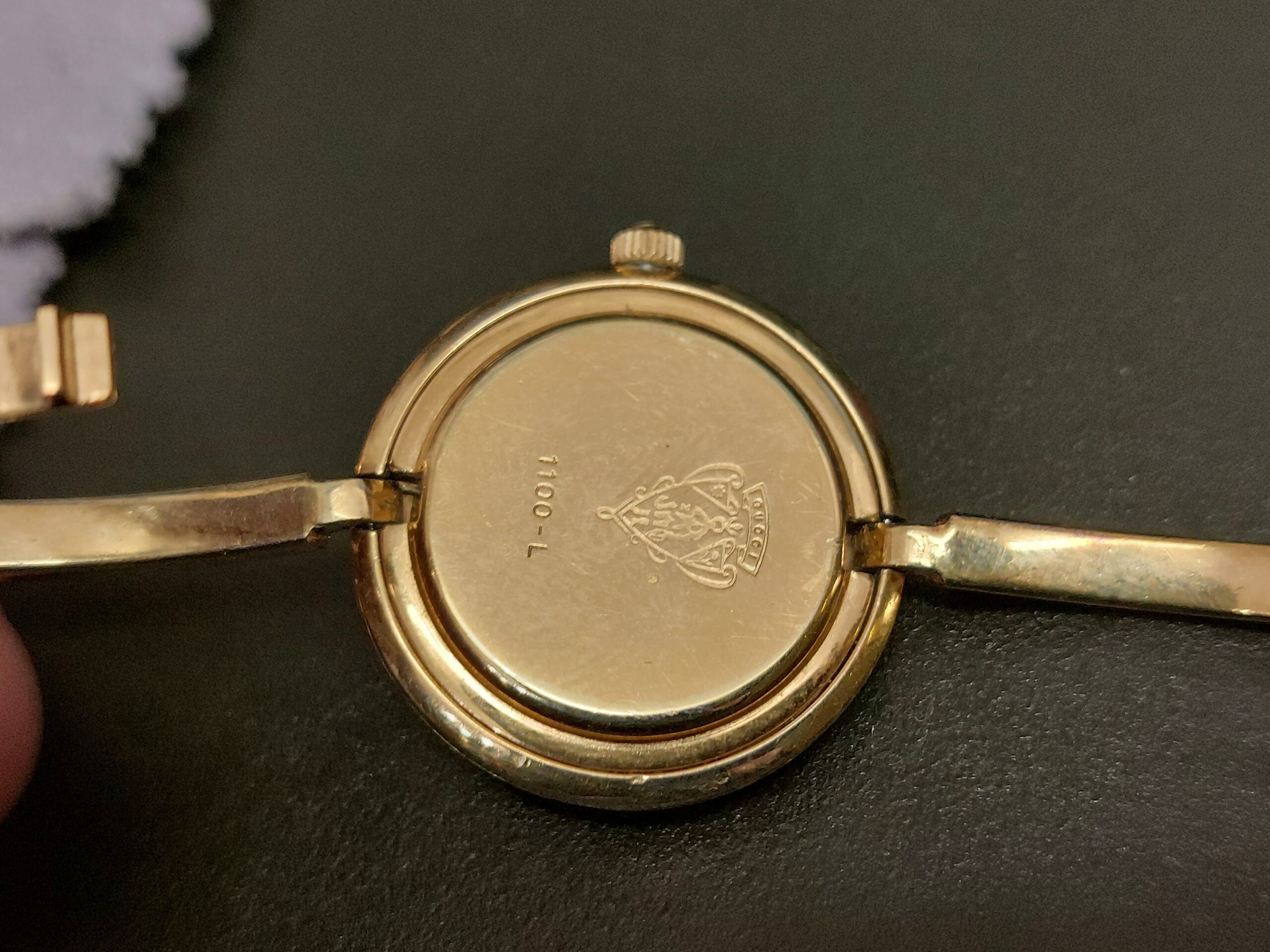 Vintage 88' Ladies Gucci Interchangeable Bezel Bangle Watch - Full Box & Papers! - Image 14