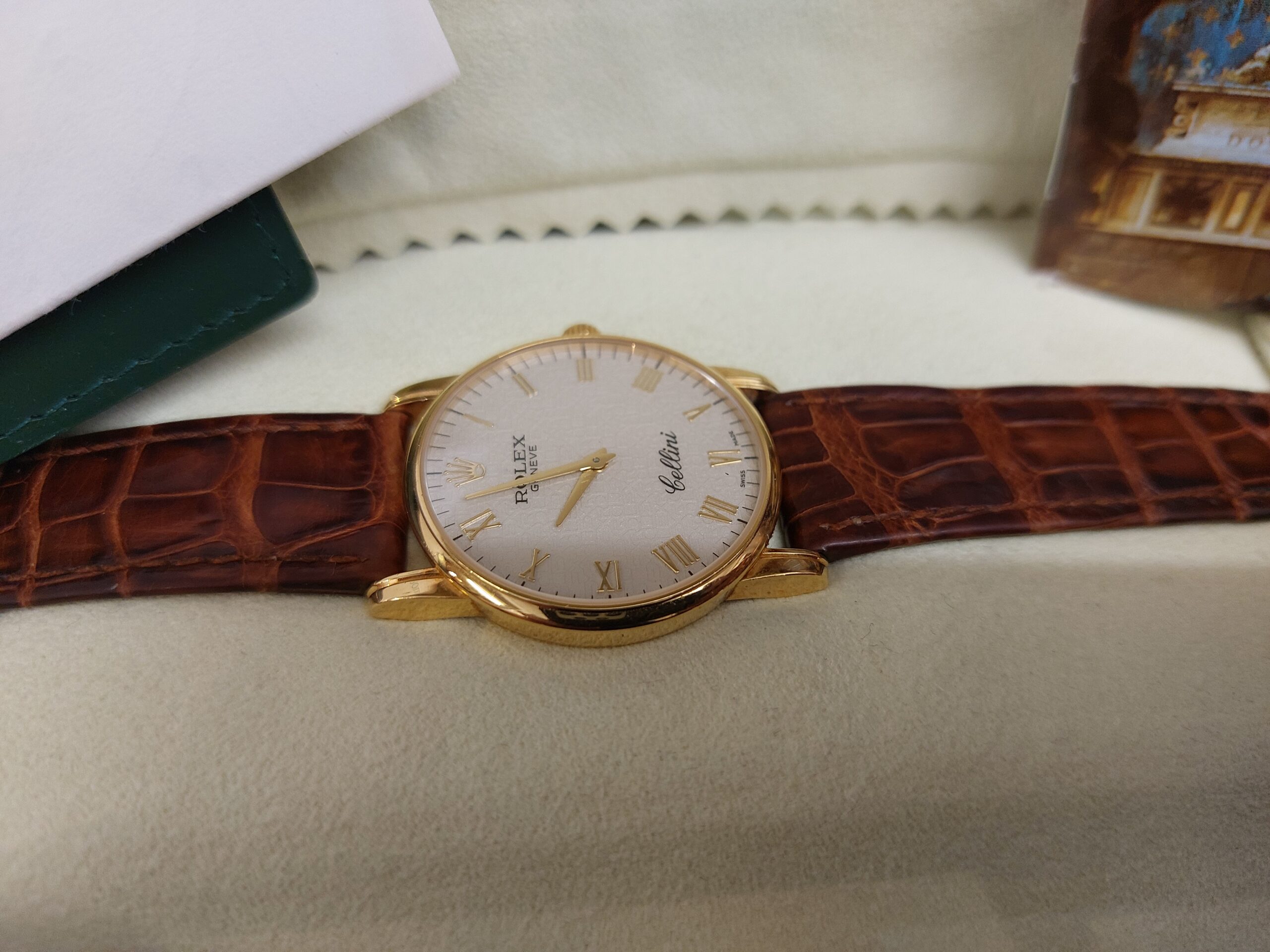 Rolex Cellini 2007 ref 5116/8 solid 18ct ( simply superb with full set ) - Image 2