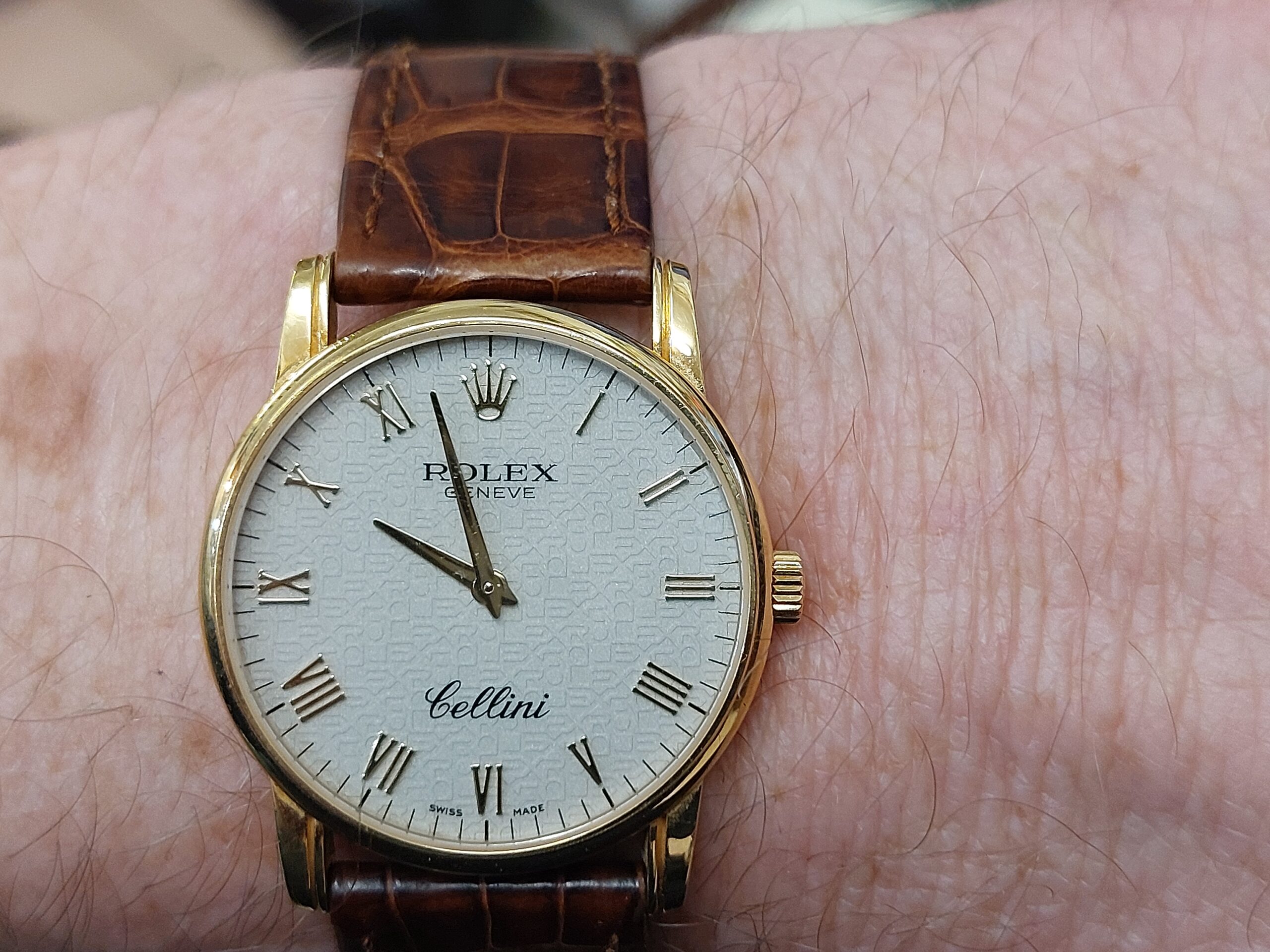 Rolex Cellini 2007 ref 5116/8 solid 18ct ( simply superb with full set ) - Image 12