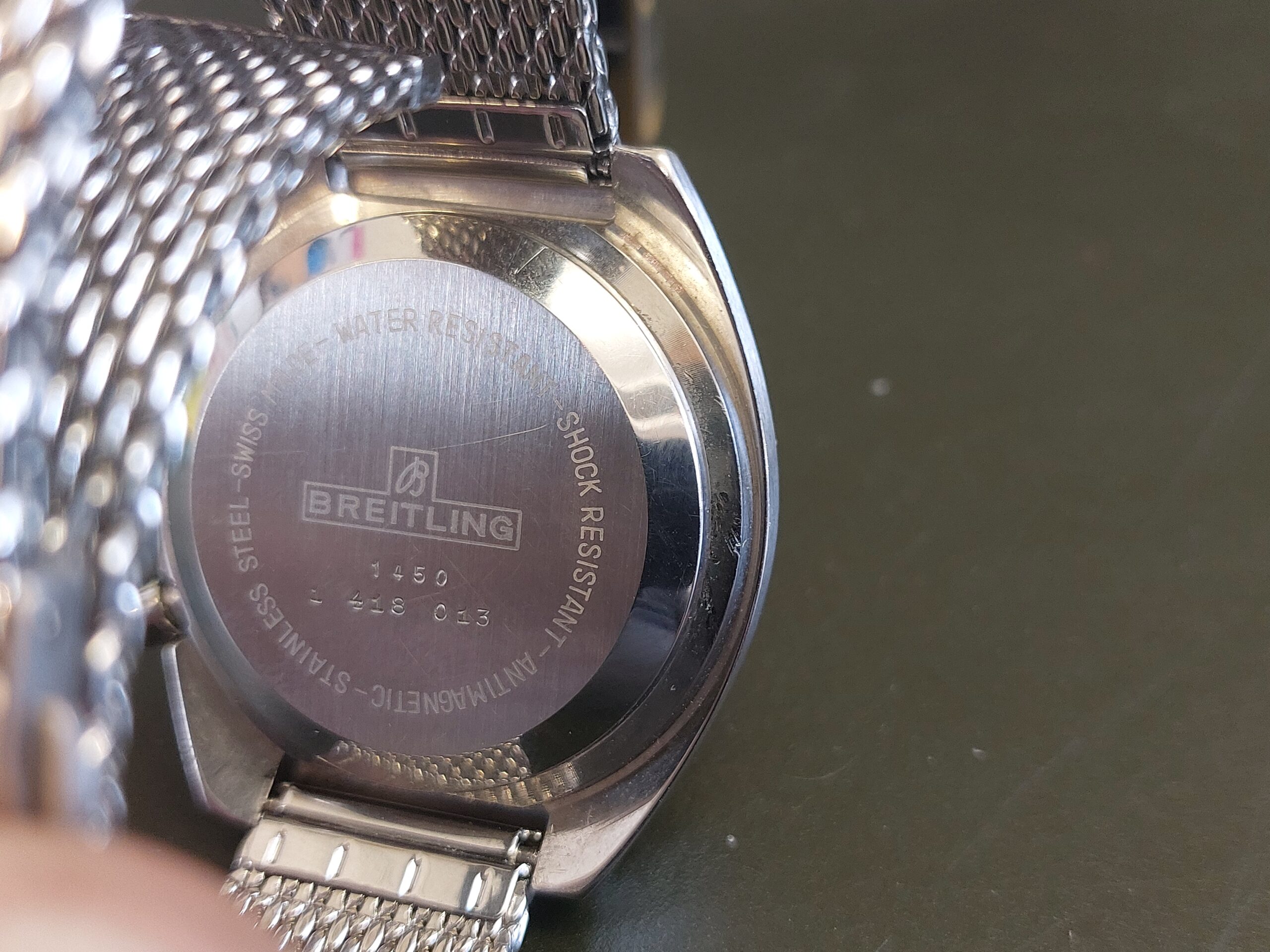 Vintage Breitling 1973 1450 chronograph stunning condition working perfectly - Image 8