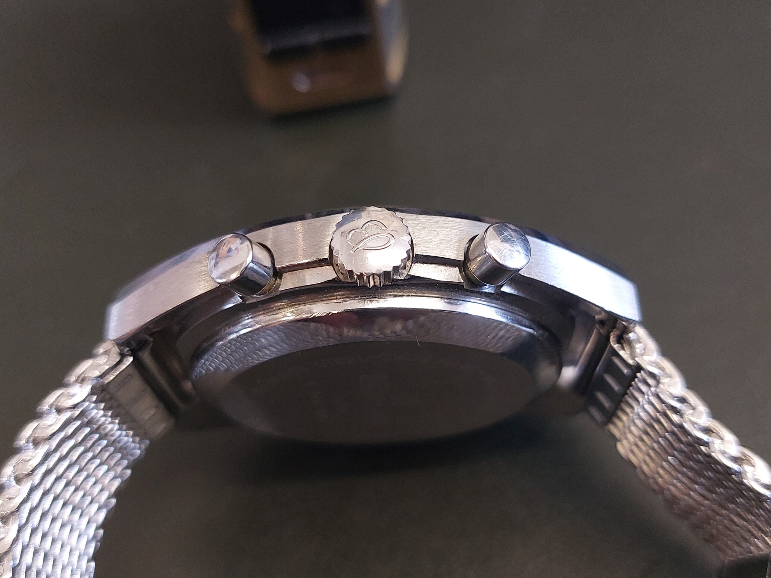Vintage Breitling 1973 1450 chronograph stunning condition working perfectly - Image 9