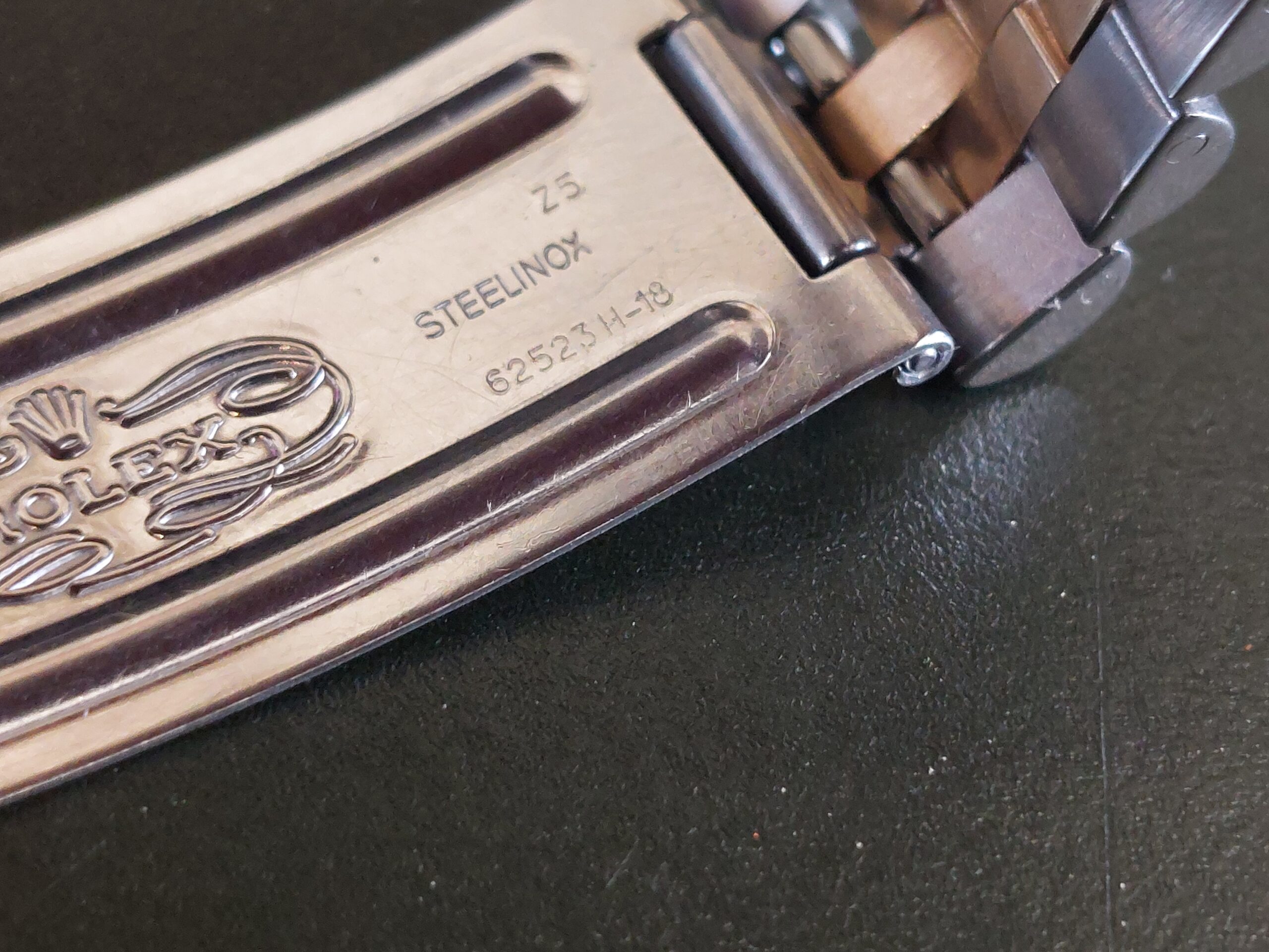 1962 1600 bimetal Date-just 1560 cal Butterfly movement, Pie Pan dial, Coffin box - Image 10