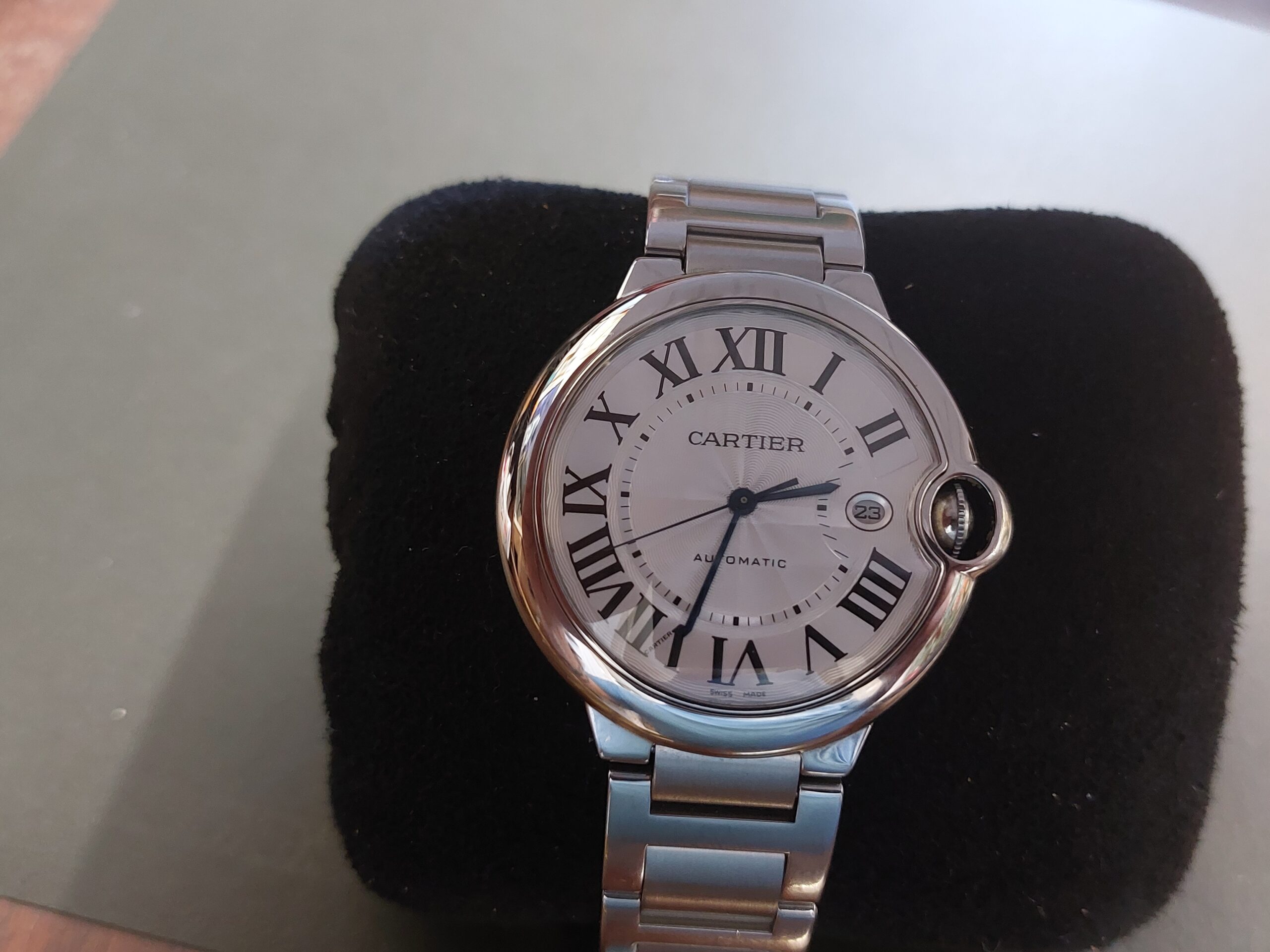 Cartier Ballon bleu 42mm s/steel Automatic 2016 superb condition (Box & Card ) - Image 4