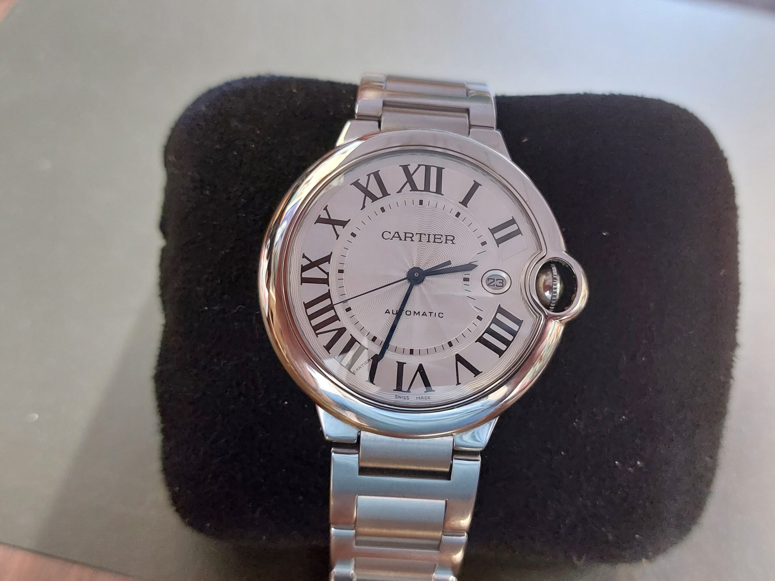 Cartier Ballon bleu 42mm s/steel Automatic 2016 superb condition (Box & Card ) - Image 5