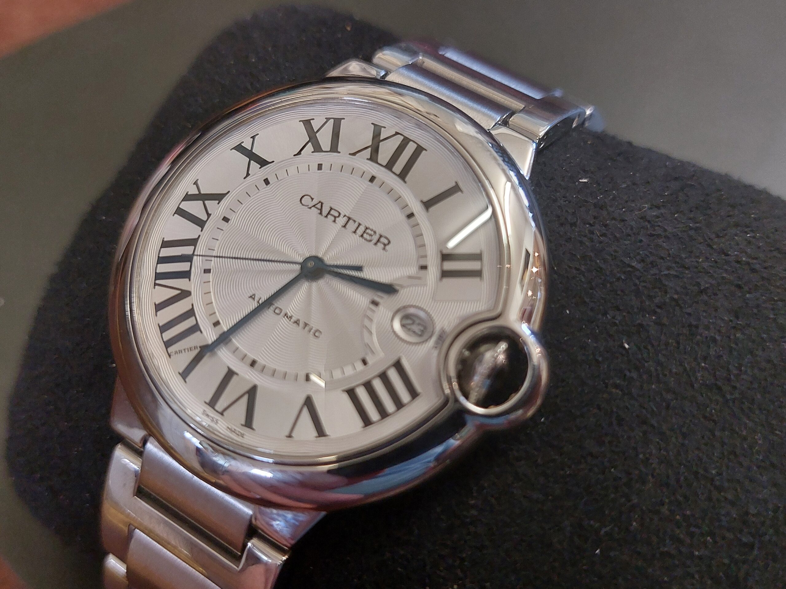 Cartier Ballon bleu 42mm s/steel Automatic 2016 superb condition (Box & Card ) - Image 7