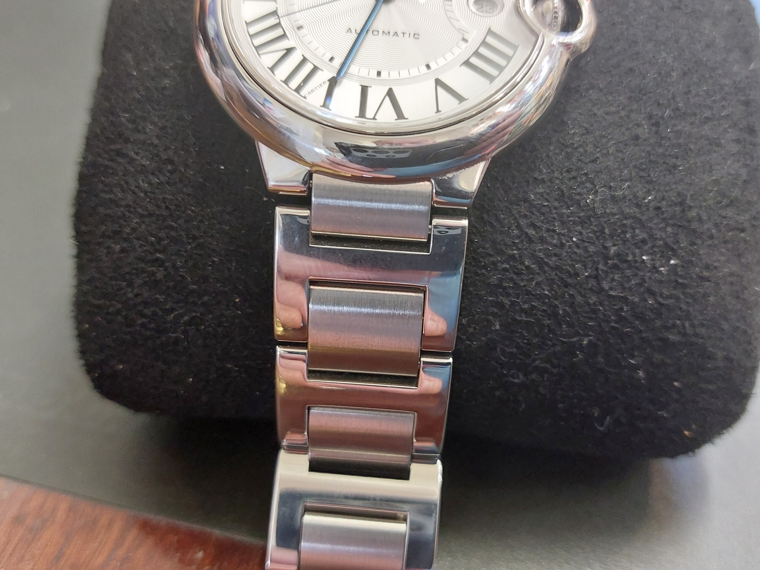 Cartier Ballon bleu 42mm s/steel Automatic 2016 superb condition (Box & Card ) - Image 8