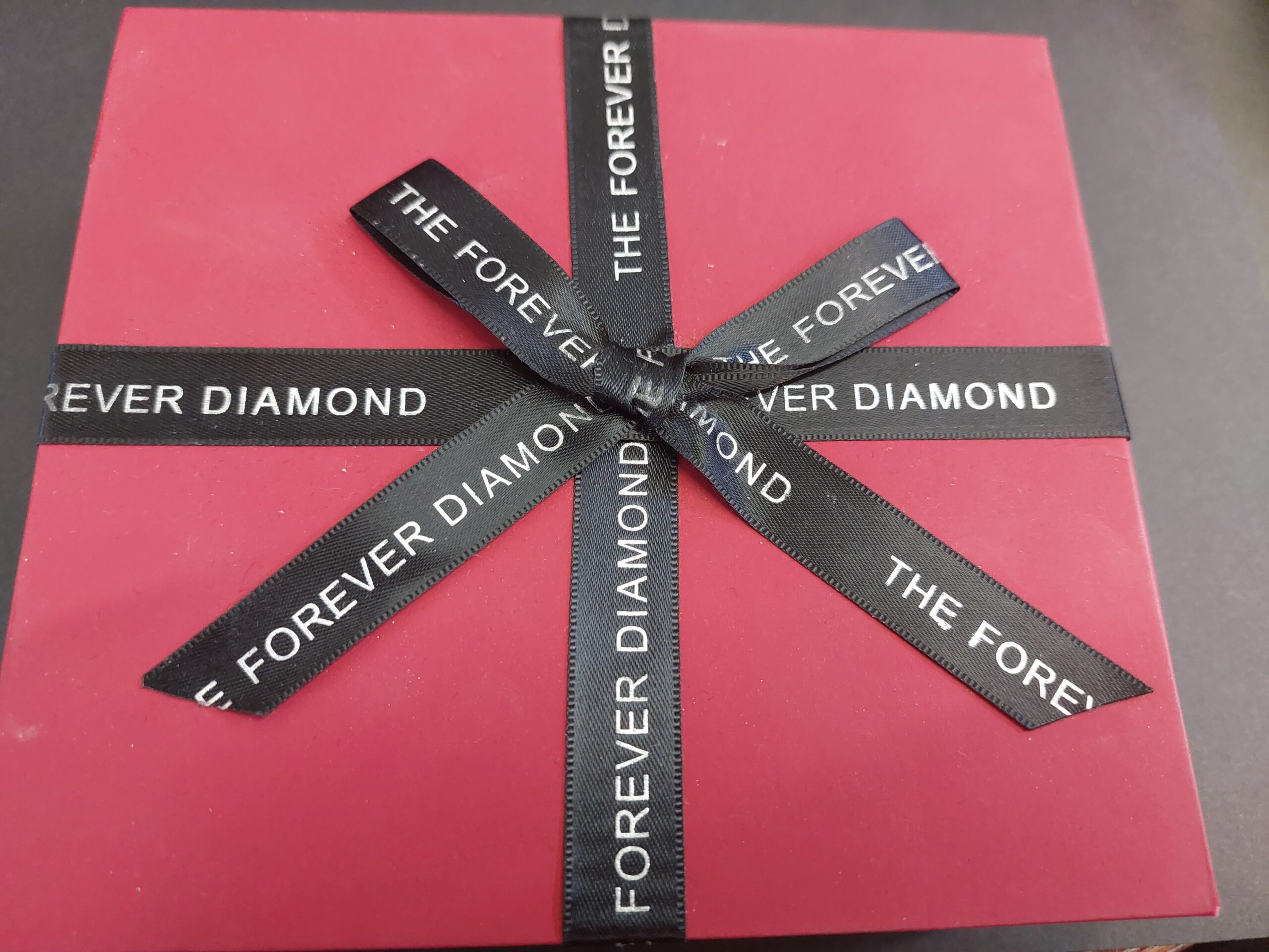 Forever Diamond Platinum Solitaire with Diamond Set Shoulders - Image 2