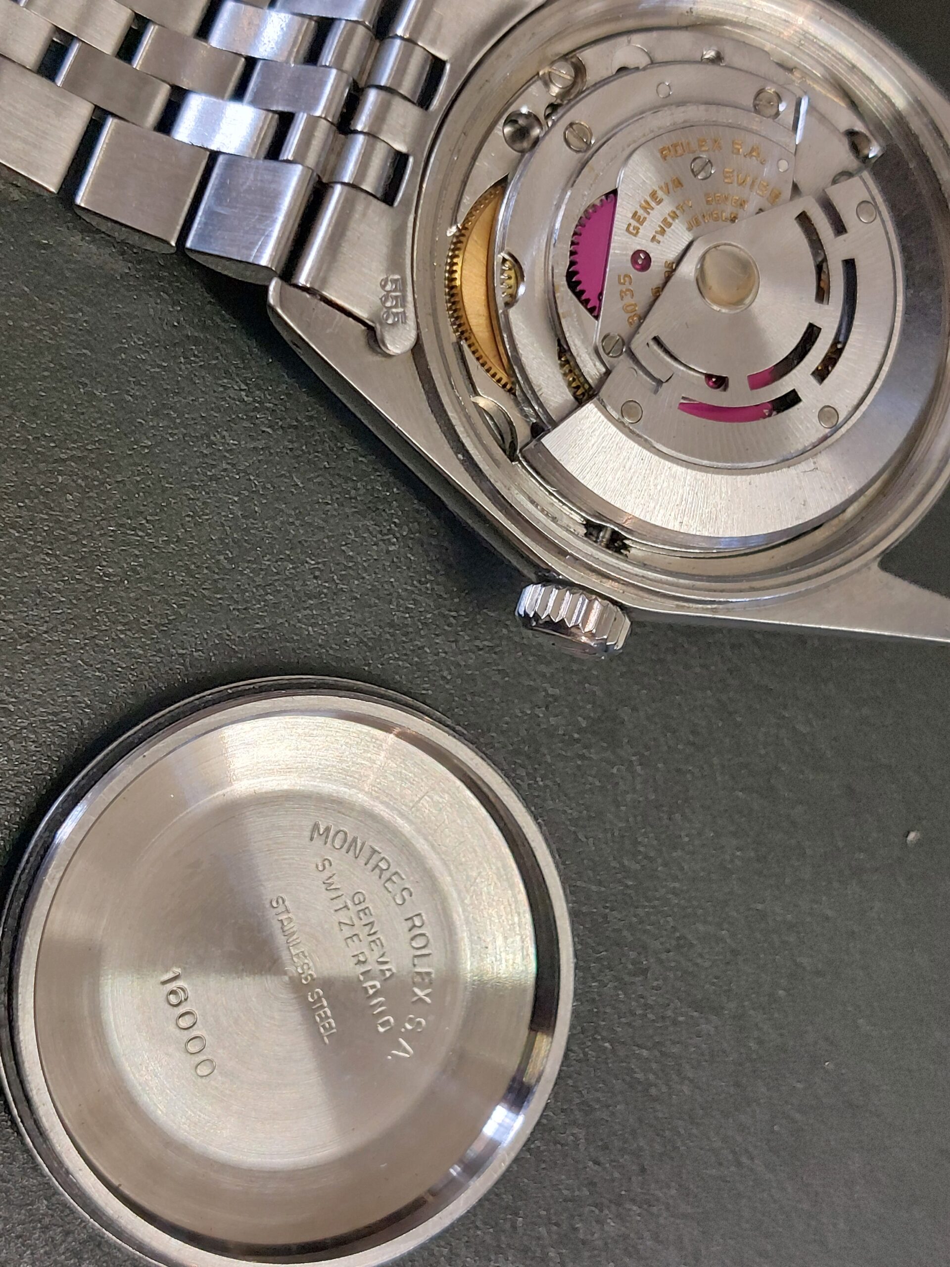 Rolex Date-just Ref: 16014 36mm 1984 with factory blue diamond dial ( nice watch - Image 10