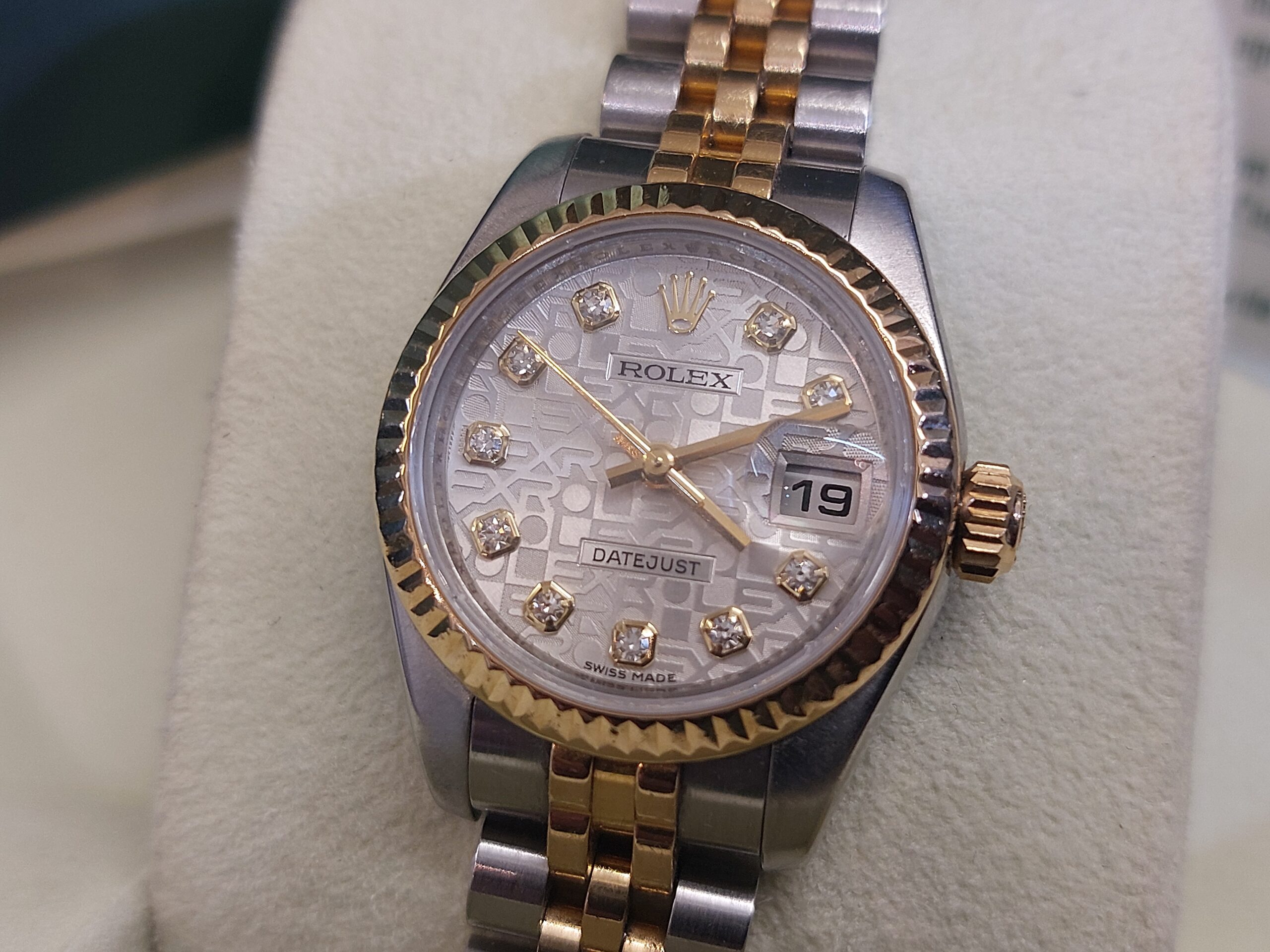 Rolex 179173 Datejust II 2014 Factory Diamond Anniversary dial ( full set Beauty ) - Image 2